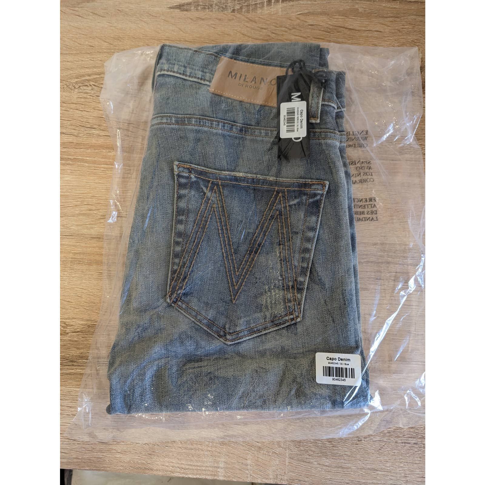 NWT Milano Di Rouge Capo Denim Jeans in Size 30