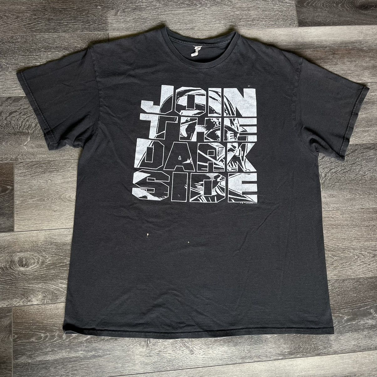 Star Wars × Vintage Vintage Y2K Star Wars Join the Dark Side Darth Vader T Shirt Size US XL / EU 56 / 4 - 2 Thumbnail