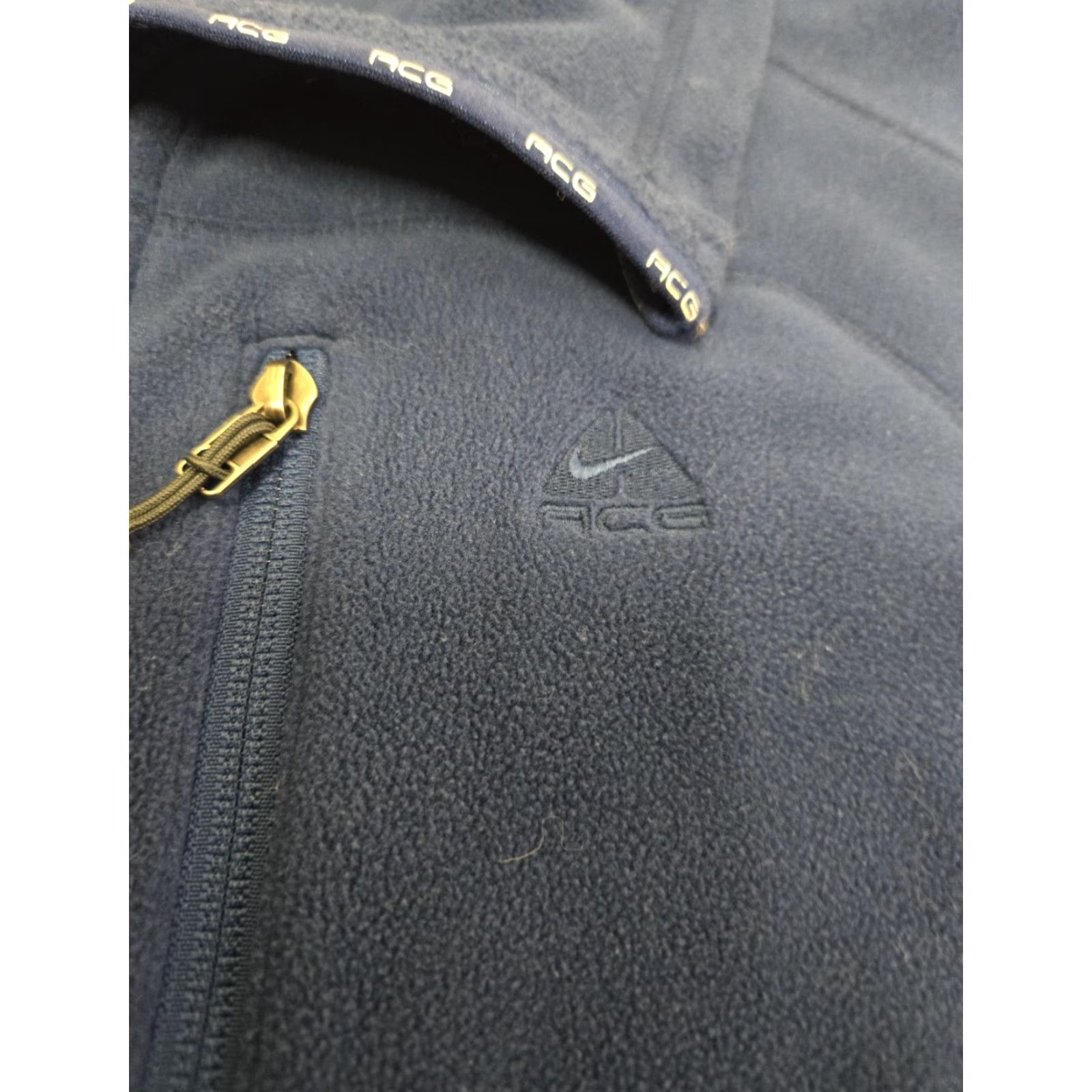 Nike Nike ACG Jacket Mens XL Blue Gray Fit Therma Full Zip Fleece Outdoor Hiking Size US XL / EU 56 / 4 - 6 Thumbnail