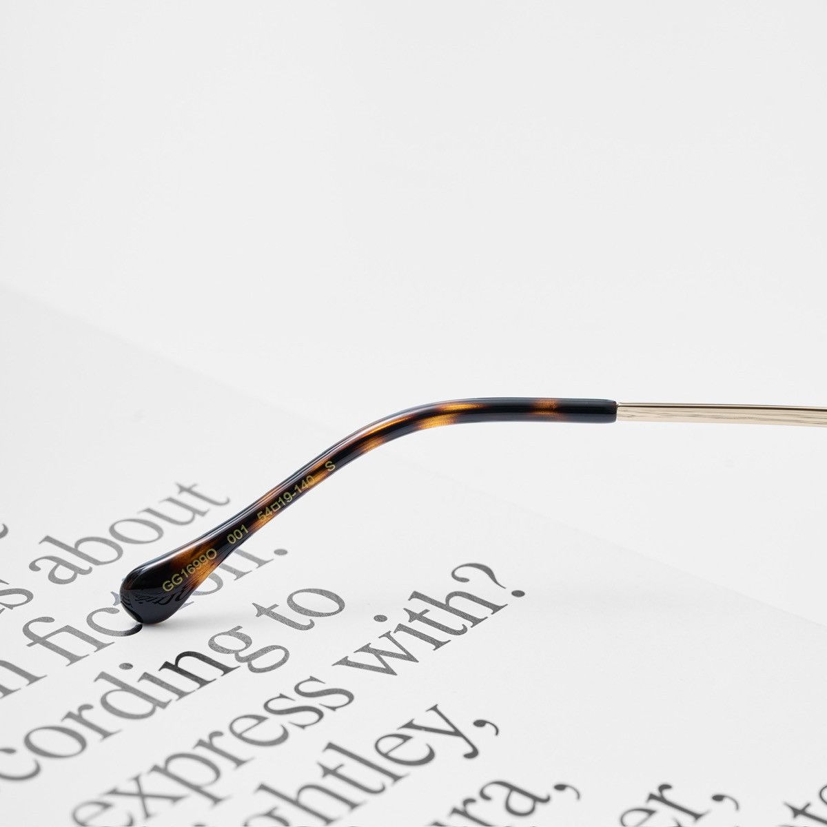 Gucci GUCCI GG1699O 001 GLASSES Size ONE SIZE - 5 Thumbnail