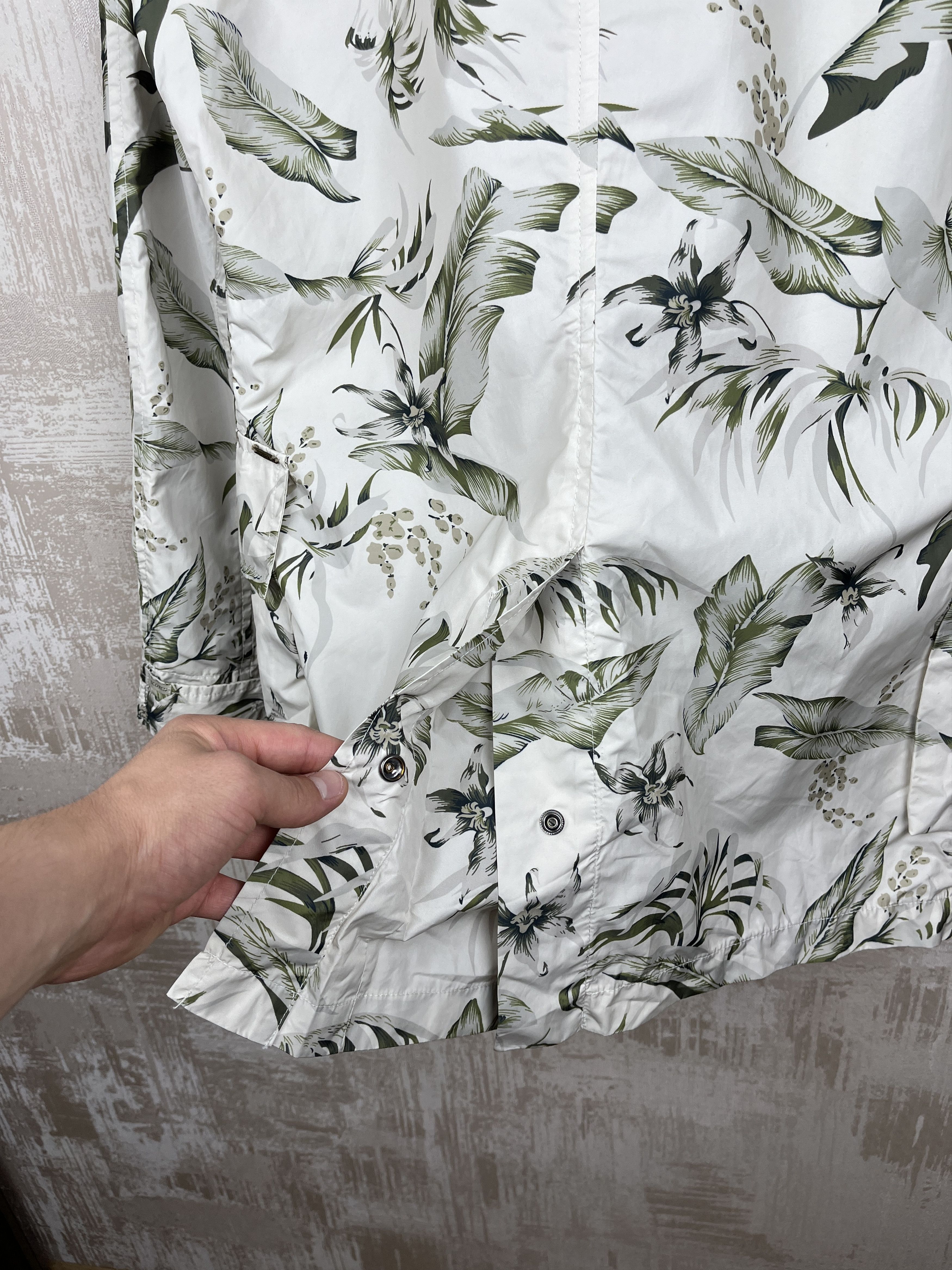 Scotch & Soda SCOTCH & SODA Tropic Pattern Lightweight Long Jacket Size US L / EU 52-54 / 3 - 21 Thumbnail