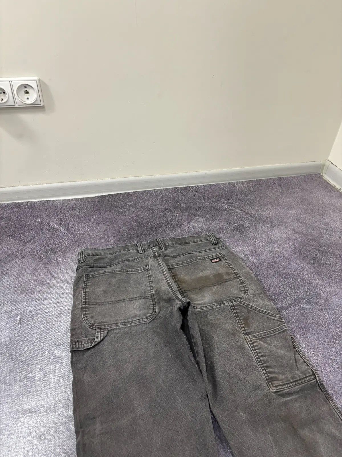 Dickies × Vintage Vintage Dickies USA Work Hype Denim Baggy Flared Pants Size US 32 / EU 48 - 4 Thumbnail