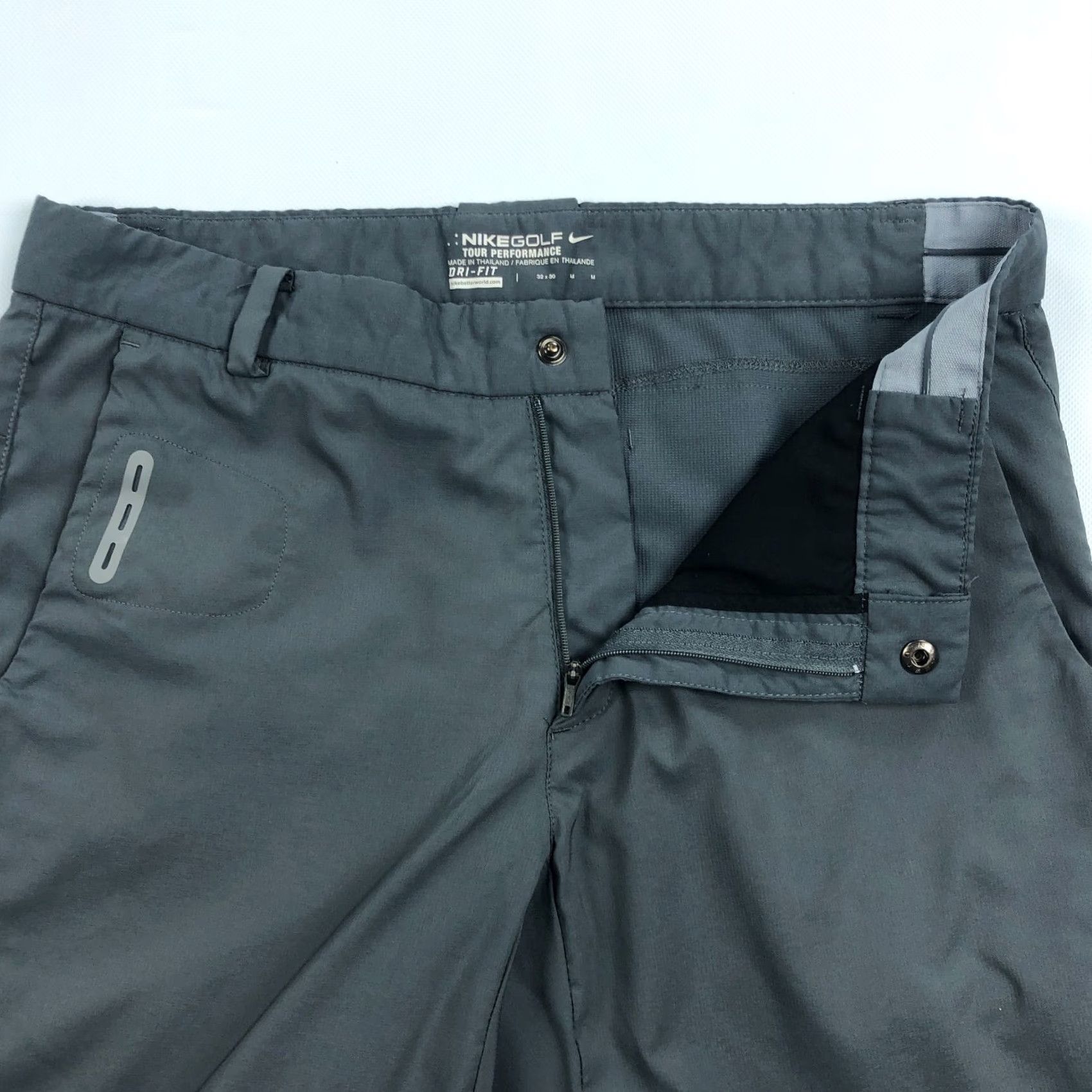 Nike Nike McIlroy Modern Tech Woven Golf Pants Mens 32x30 Gray Chino Straight Dep Women? Size US 32 / EU 48 - 2 Thumbnail