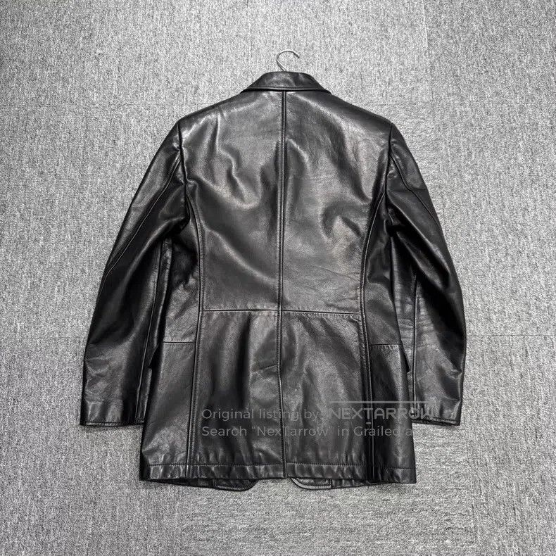 Tom Ford Tom Ford Leather Business Jacket Size 48R - 5 Thumbnail