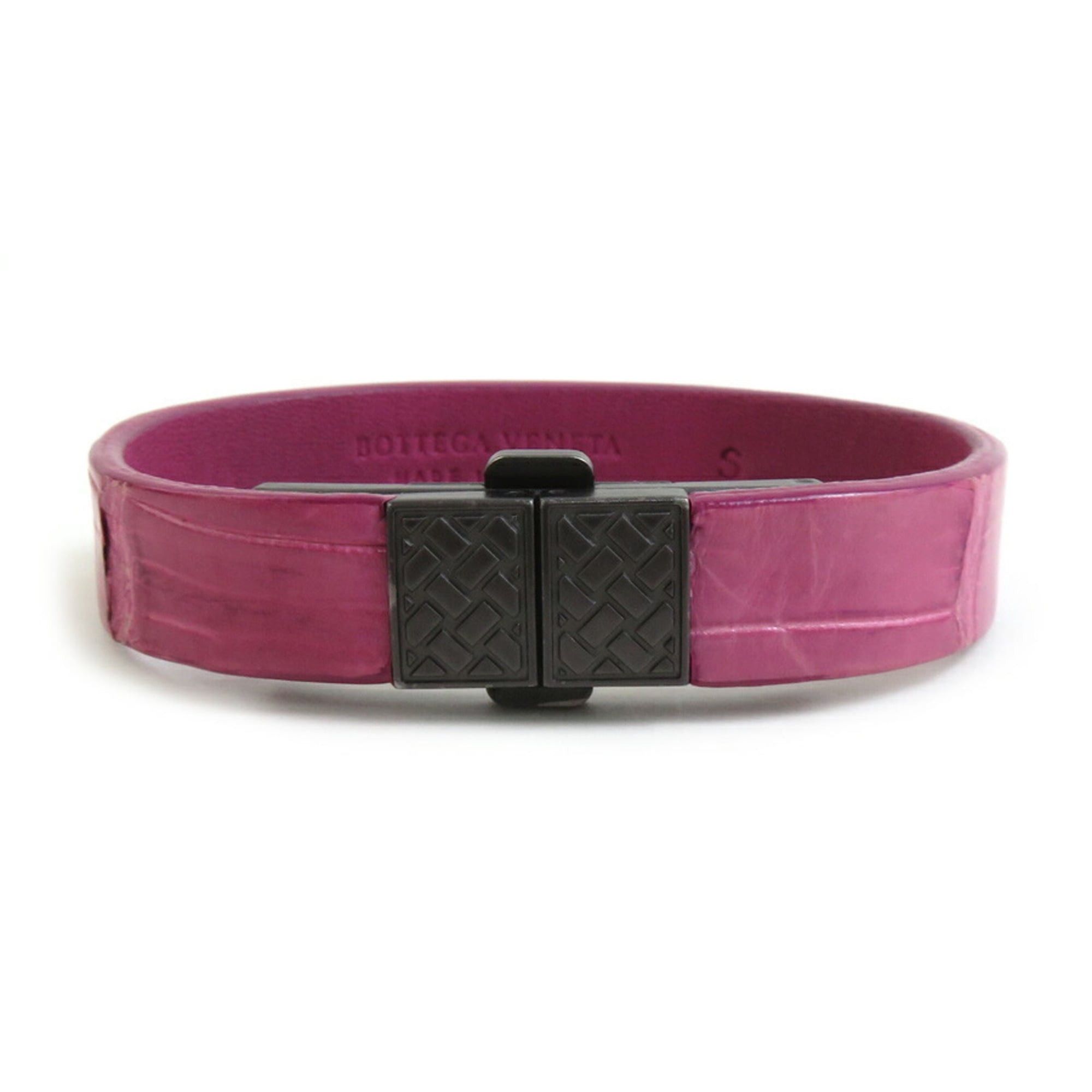 Bottega Veneta Bottega Veneta Bracelet in Pink Purple Leather for Women, 56472a Size ONE SIZE - 1 Thumbnail