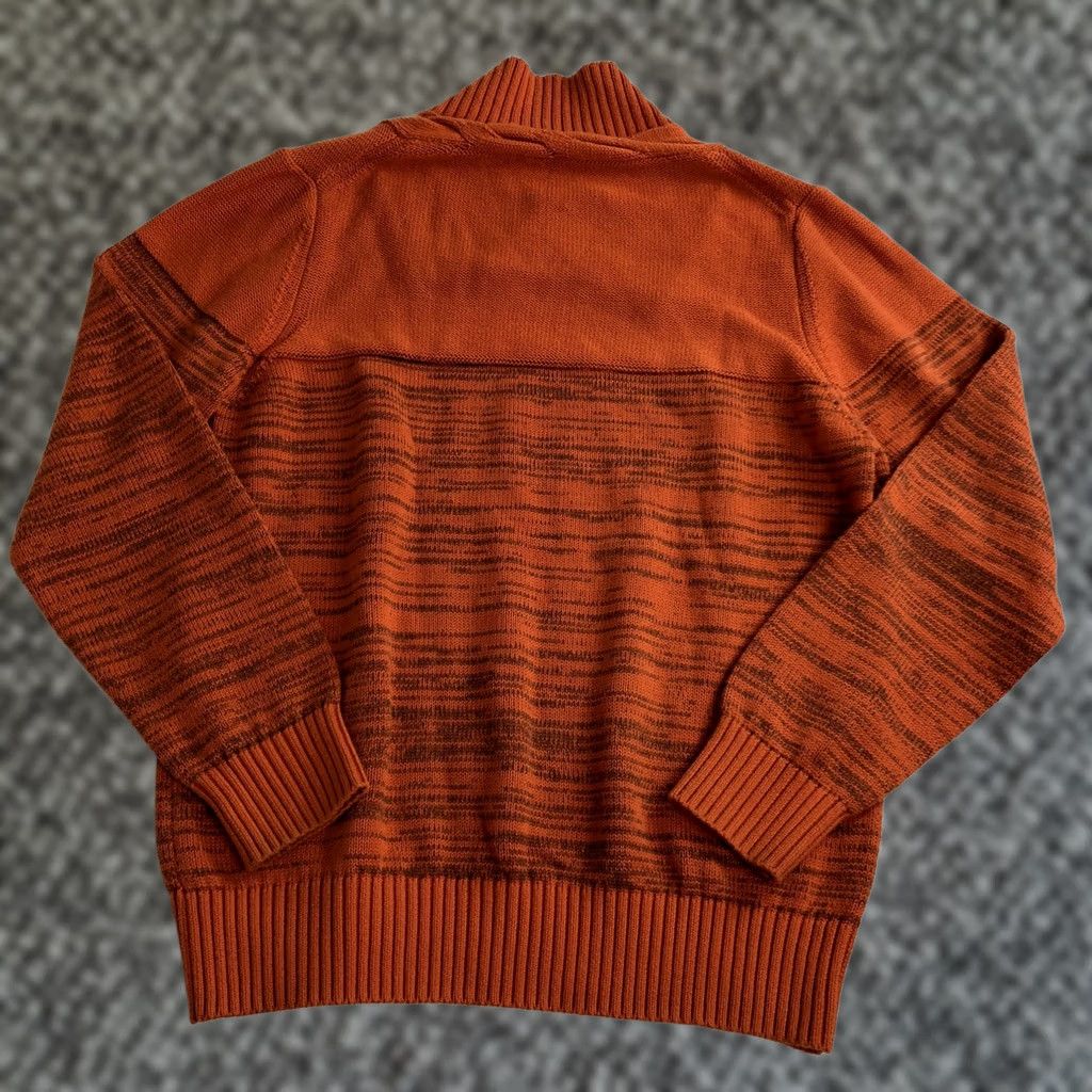 Sean John Sean John Mens Orange Shawl Collar Pullover Sweater XLTall? Size US XL / EU 56 / 4 - 1 Thumbnail