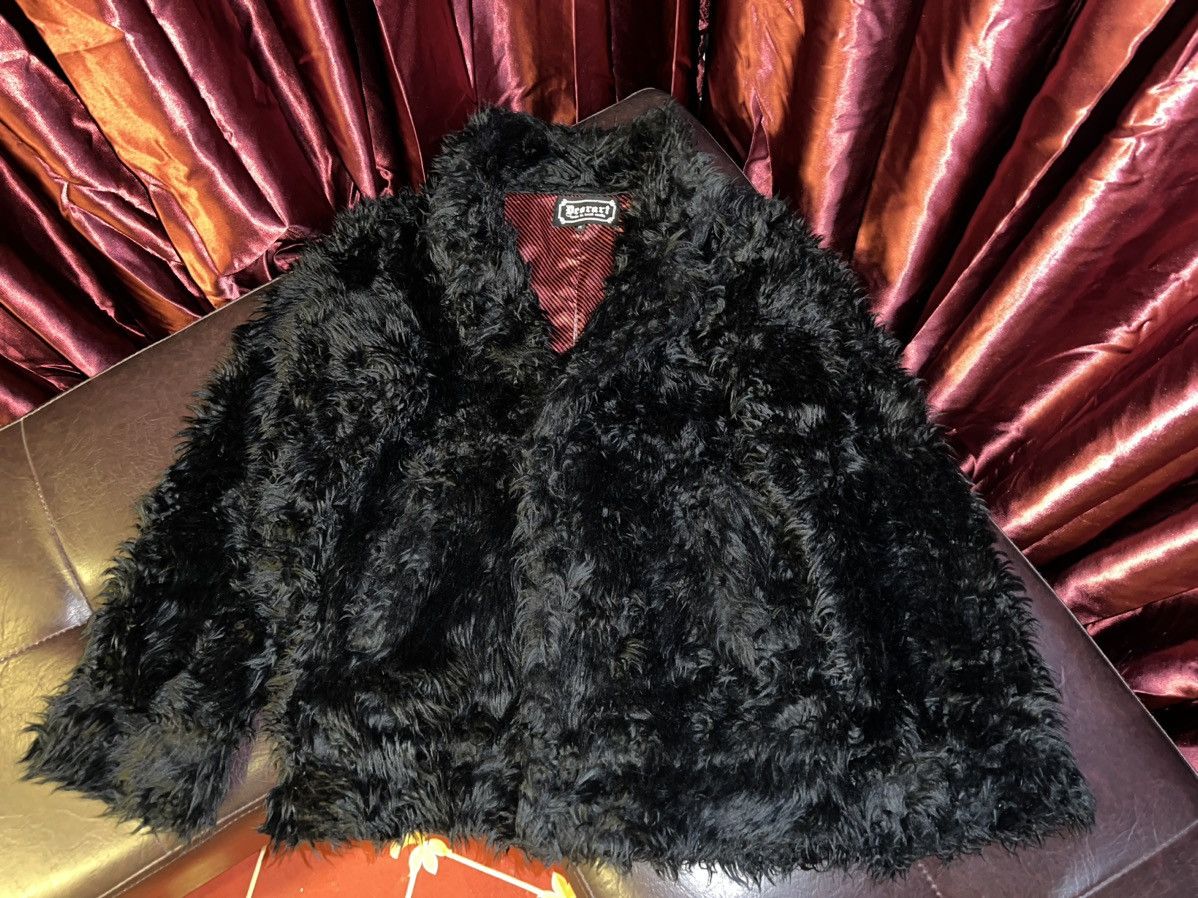 Japanese Brand Vintage DEORART black faux fur jacket 🖤🧛🏻‍♀️ Size US M / EU 48-50 / 2 - 13 Thumbnail