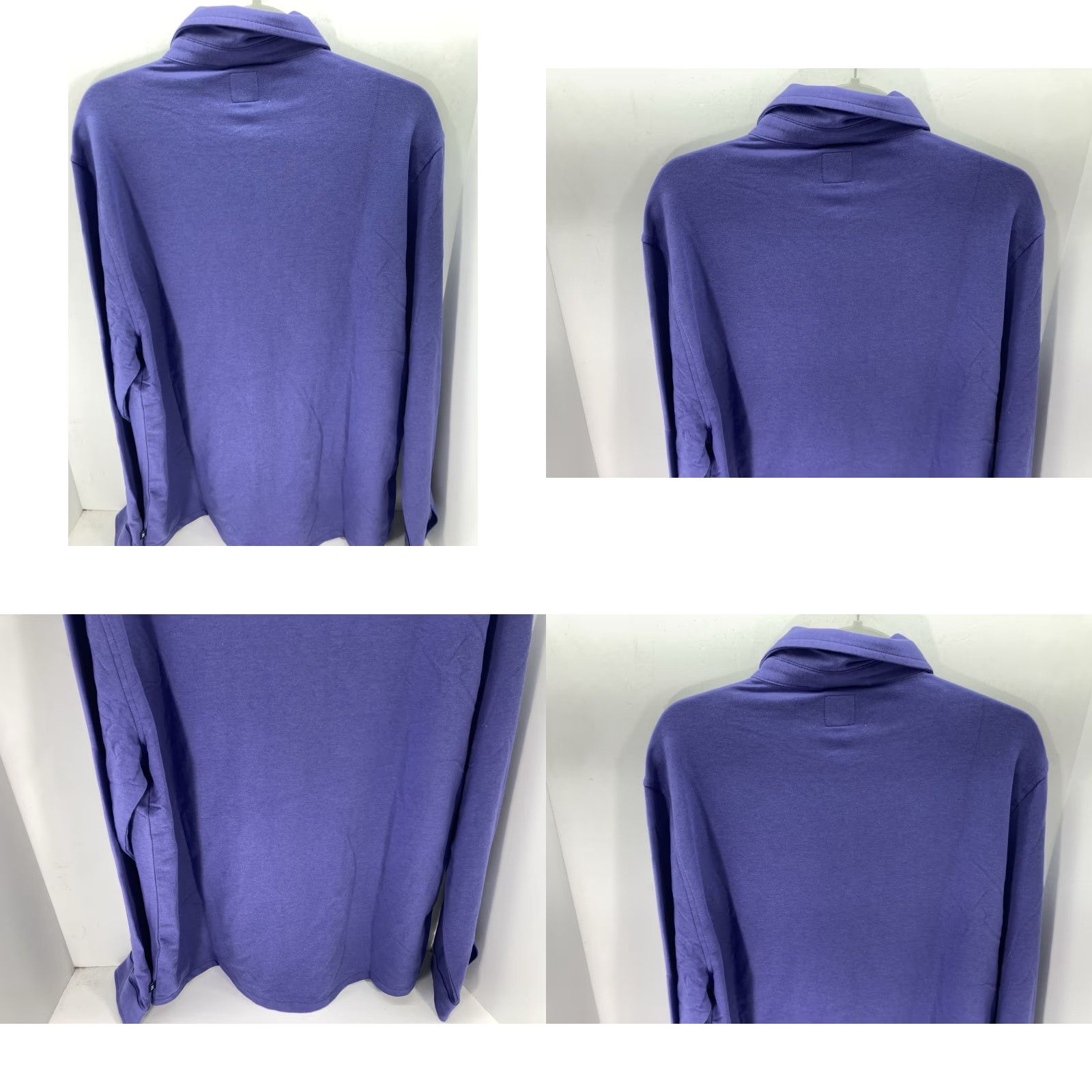 Gap Gap Knit Shirt Men L Blue Purple Button Long Sleeve Cotton Blend Stretch NWT Size US L / EU 52-54 / 3 - 8 Thumbnail