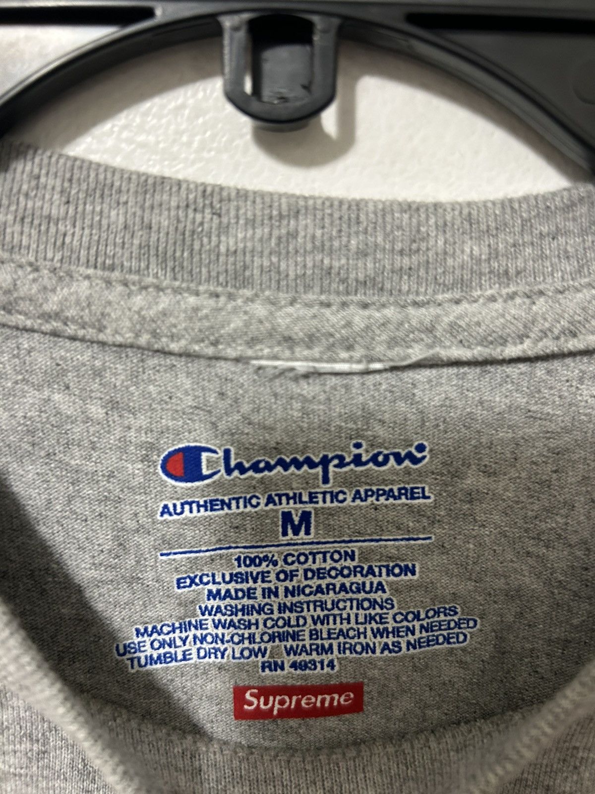 Champion × Supreme Supreme X Champion Long sleeve Size M Size US M / EU 48-50 / 2 - 3 Thumbnail