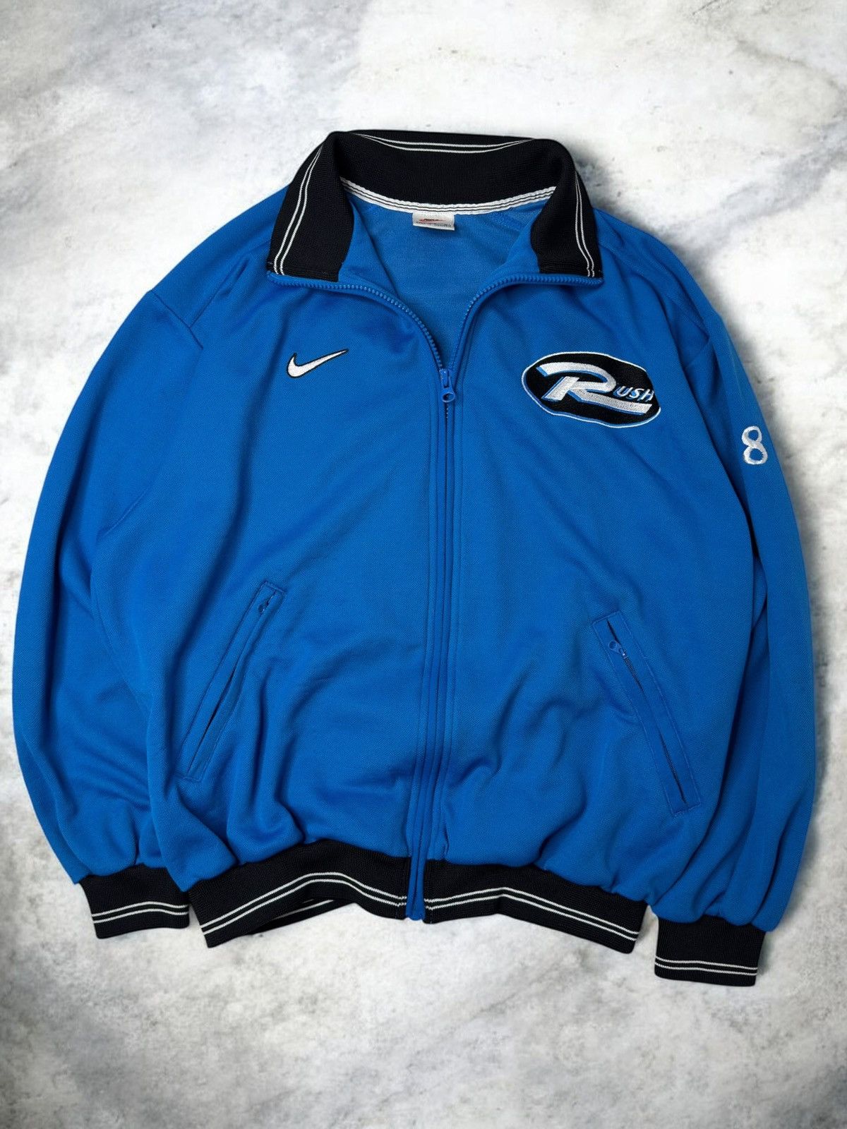 Nike Vintage 90s Nike zip up hoodie swag skater sk8 blokecore y2k Size US M / EU 48-50 / 2 - 1 Thumbnail