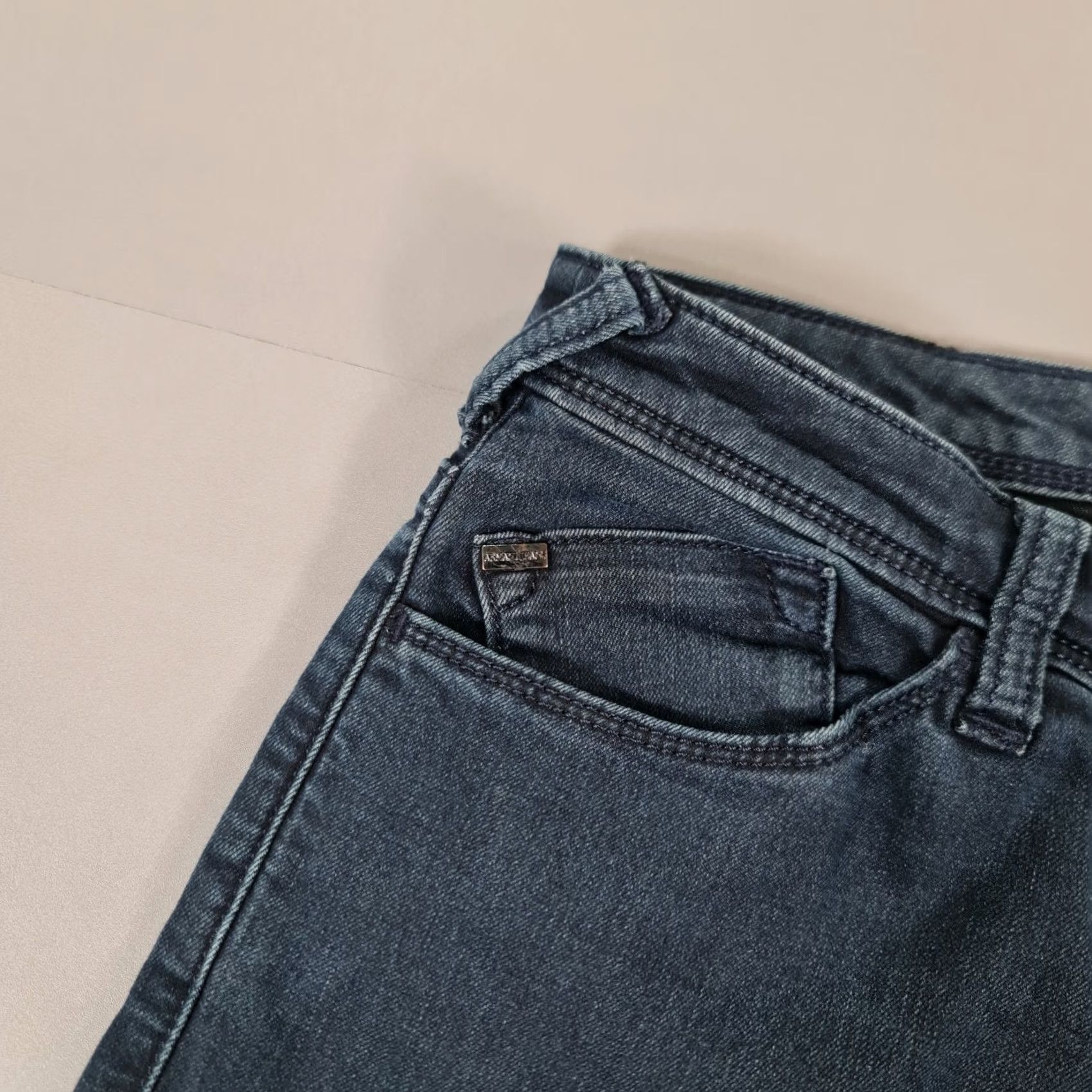 Vintage Emporio Jeans Womens J28 Skinny Fit Low Rise Stretch Denim Blue W28 L31 Jeans Mens? Wait Size 28" / US 6 / IT 42 - 3 Thumbnail