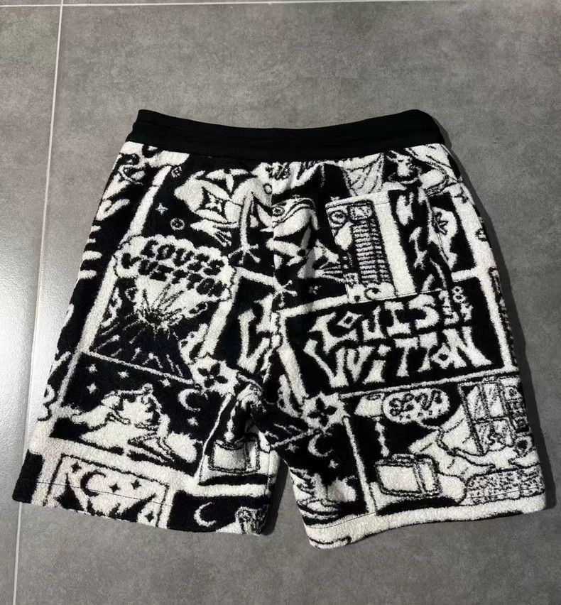 Louis Vuitton LV Wool Cartoon Shorts Size M-2506 Size US 27 - 2 Thumbnail
