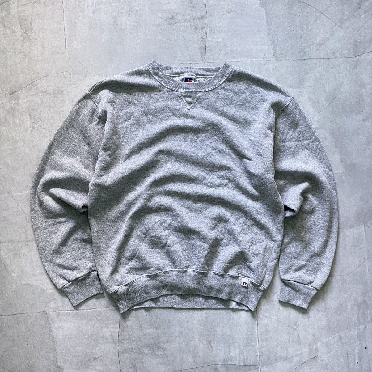 USA 90s Russell Blank Boxy Vintage Sweatshirt Crewneck