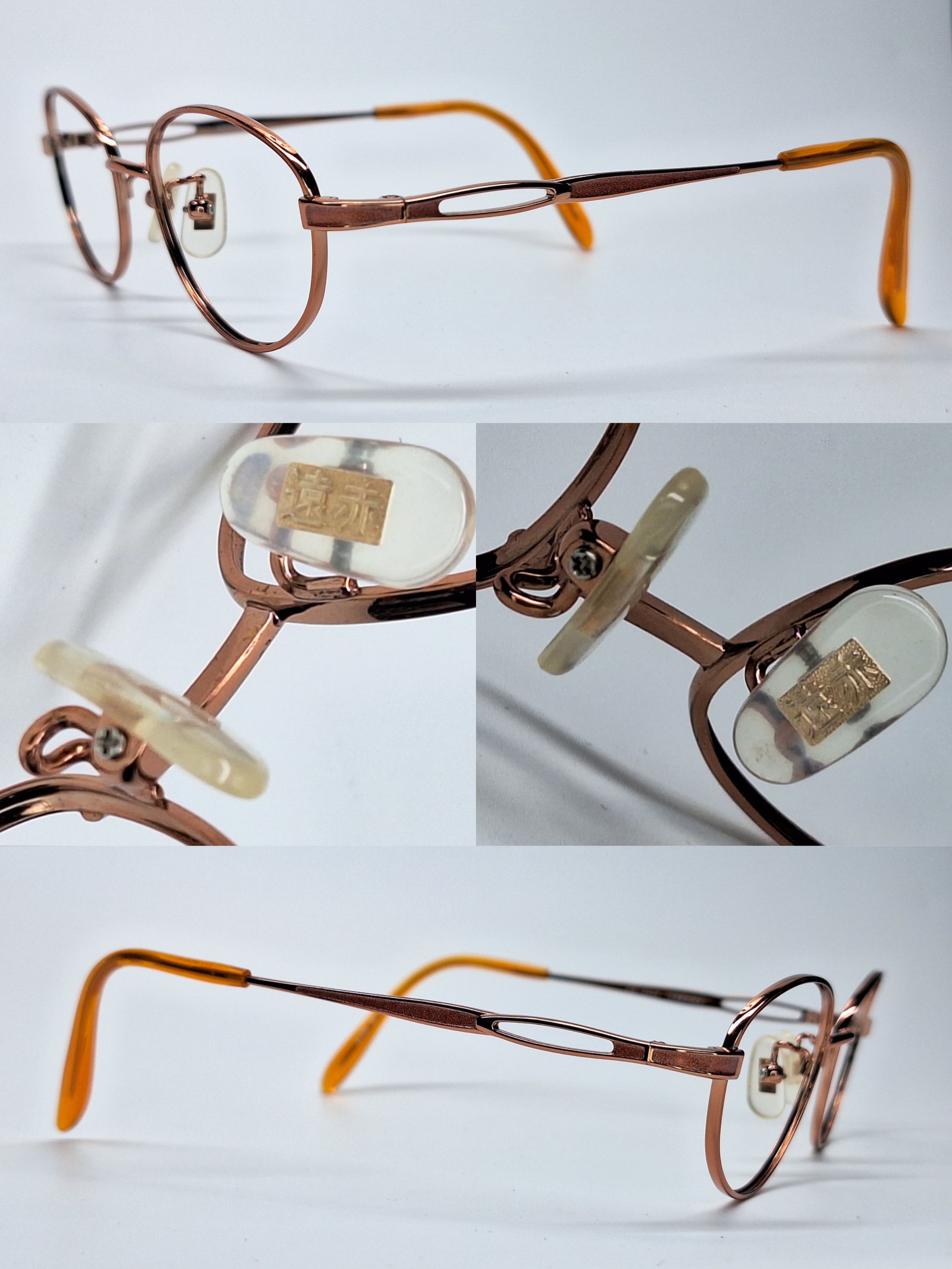 Other CERASEE CS-4534 Pure Titanium Oval Eyeglasses Vintage 8g Size ONE SIZE - 7 Thumbnail