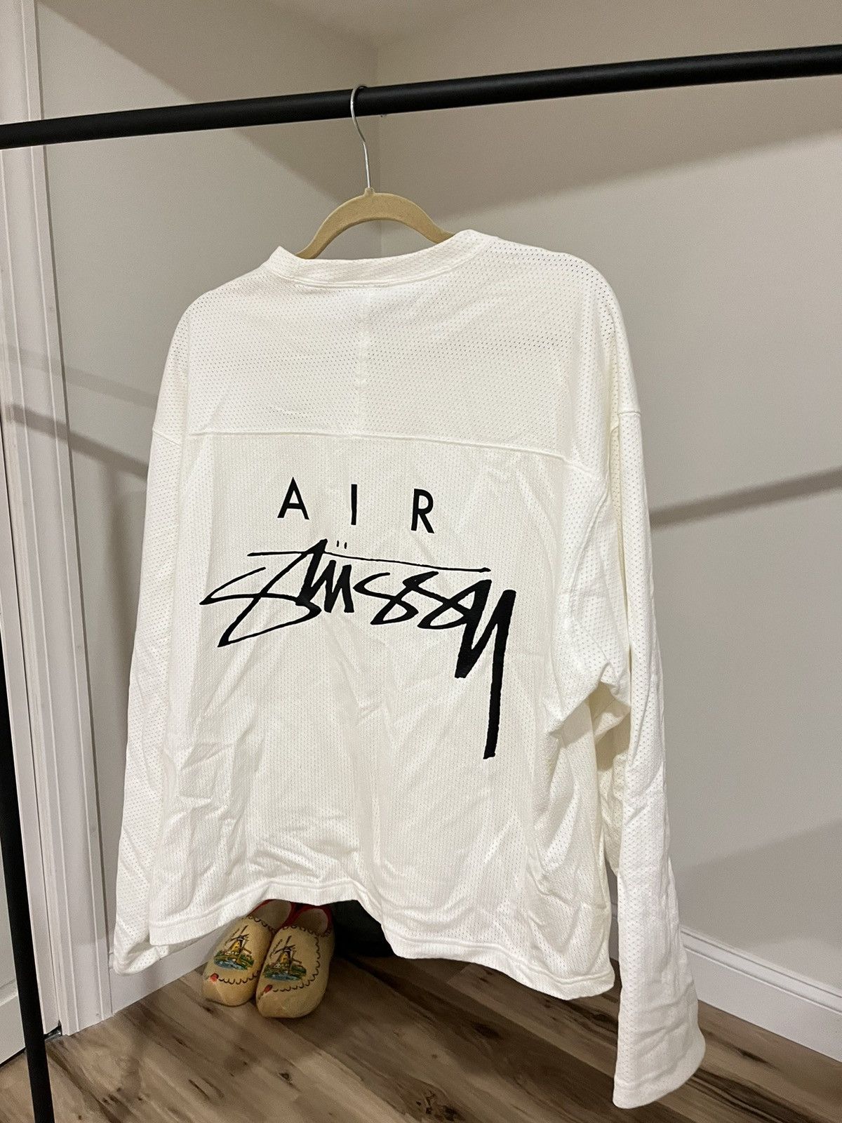 Nike × Stussy Stussy x Nike Dri-FIT Mesh Jersey – (Medium) – Sail – New Size US M / EU 48-50 / 2 - 4 Thumbnail