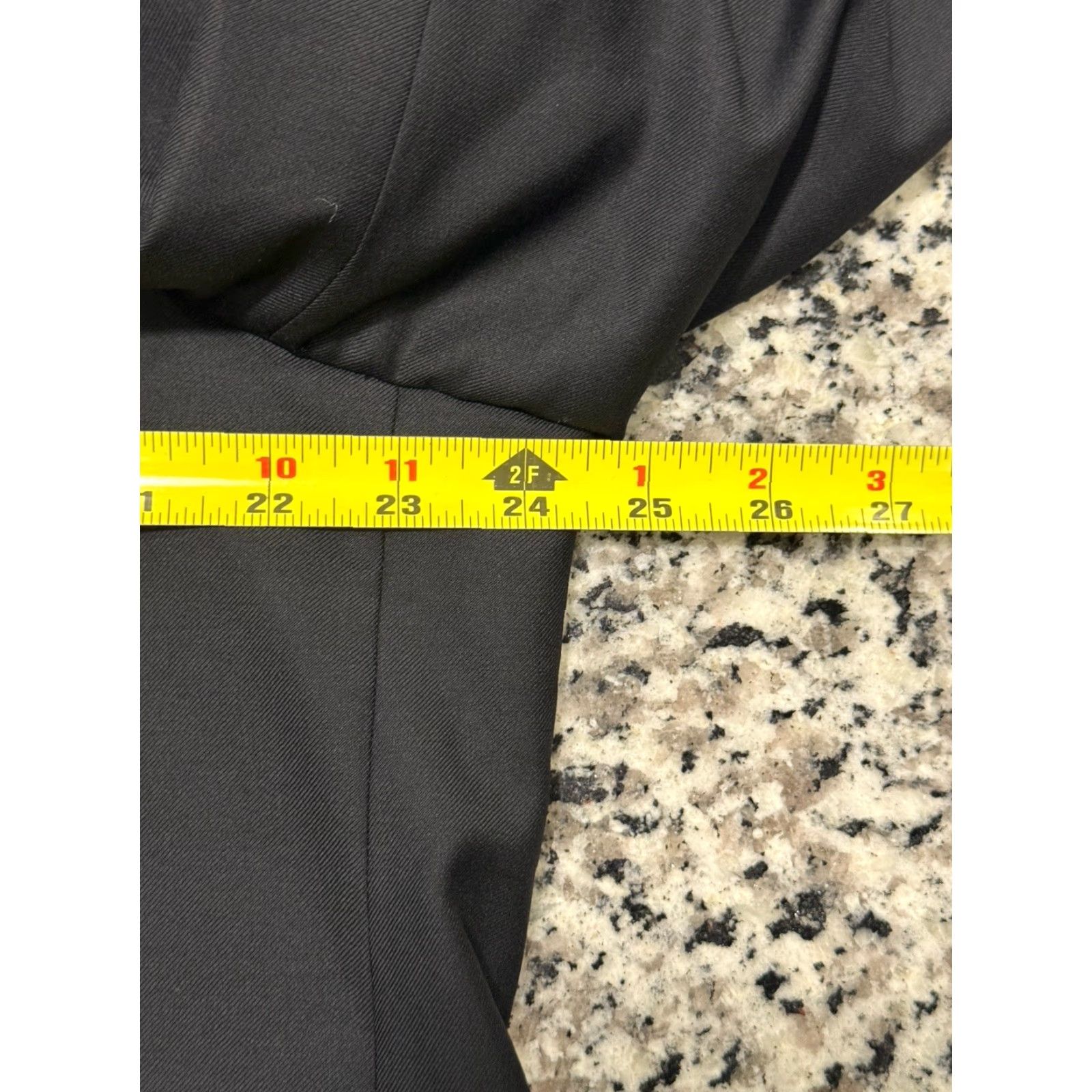 Vintage Oxxford Clothes 48R 2-Piece Black Suit Super 100s Wool Classic Fit Mens Size 48R - 6 Thumbnail