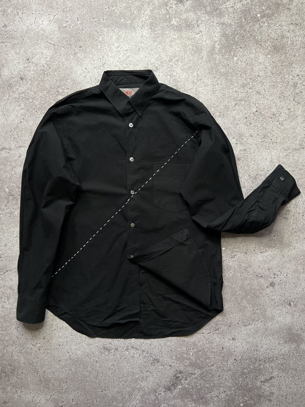 Comme des Garcons COMME DES GARCONS for H&M Black Cotton Button-Up Shirt Size US S / EU 44-46 / 1 - 1 Thumbnail