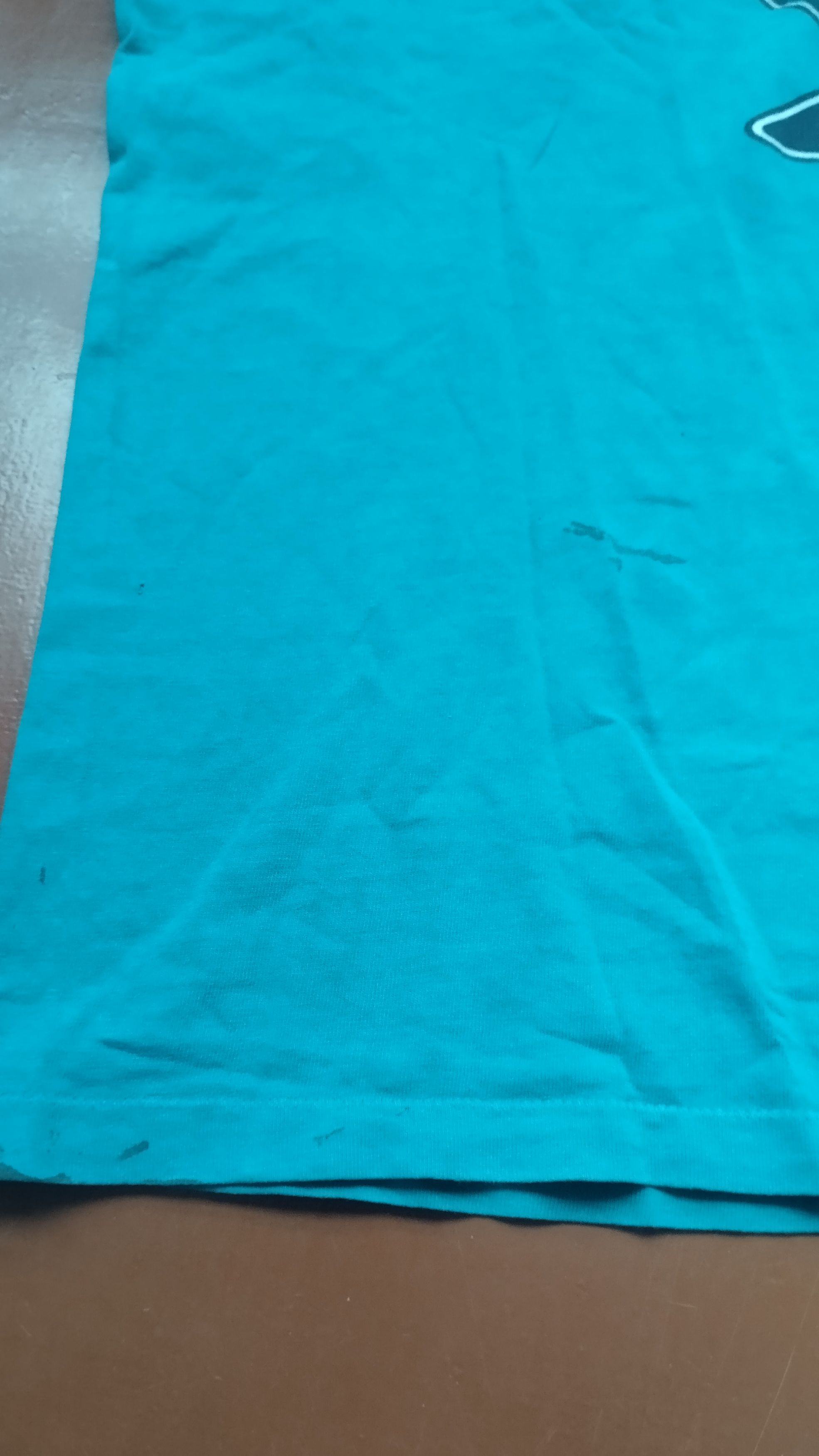 NFL × Nutmeg × Vintage Vintage Single Stitch Sharks NFL 90's T-Shirt Size US XL / EU 56 / 4 - 3 Thumbnail