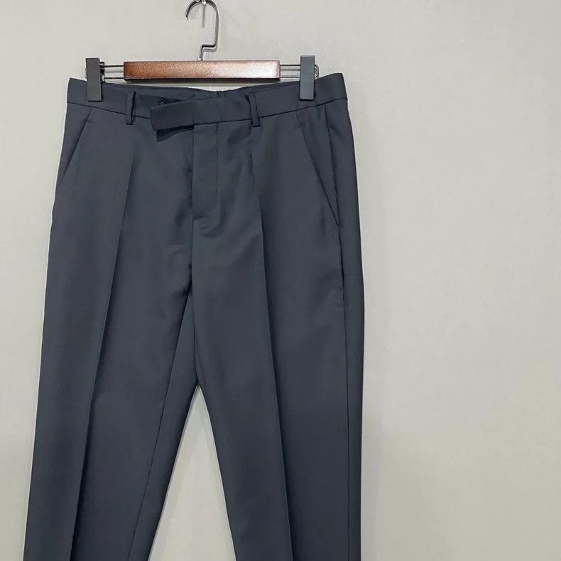 Dior Classic Black Trousers with Strap-2506 Size US 44 / EU 60 - 3 Thumbnail