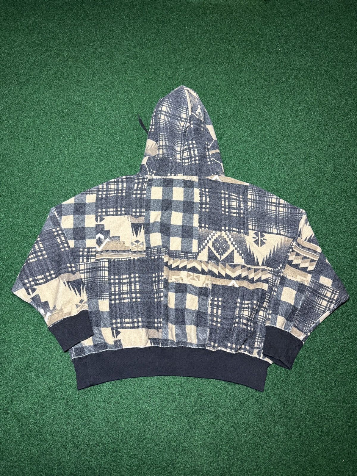 Polo Ralph Lauren Polo Ralph Lauren S/M Boxy 25x23 Southwestern Aztec Hoodie Size US M / EU 48-50 / 2 - 6 Thumbnail