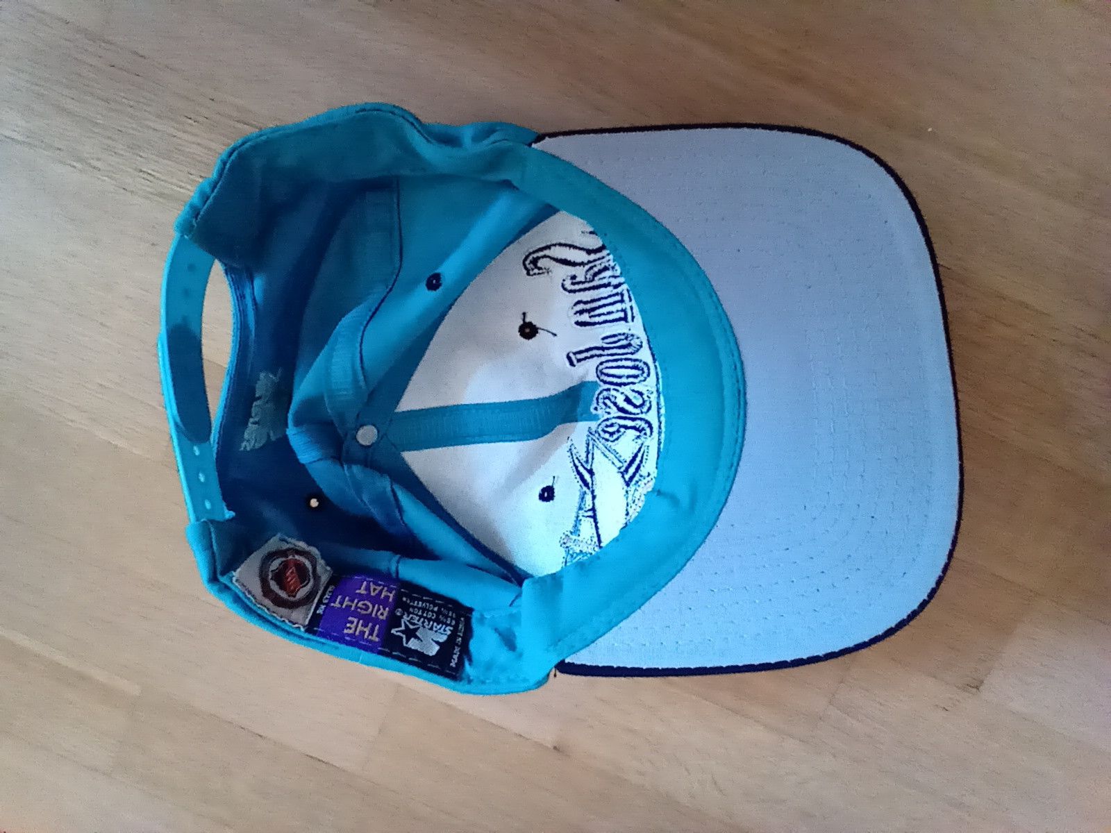 NHL × Starter × Vintage San Jose Sharks Vintage Starter Snapback Cap The Right Hat Size ONE SIZE - 5 Thumbnail