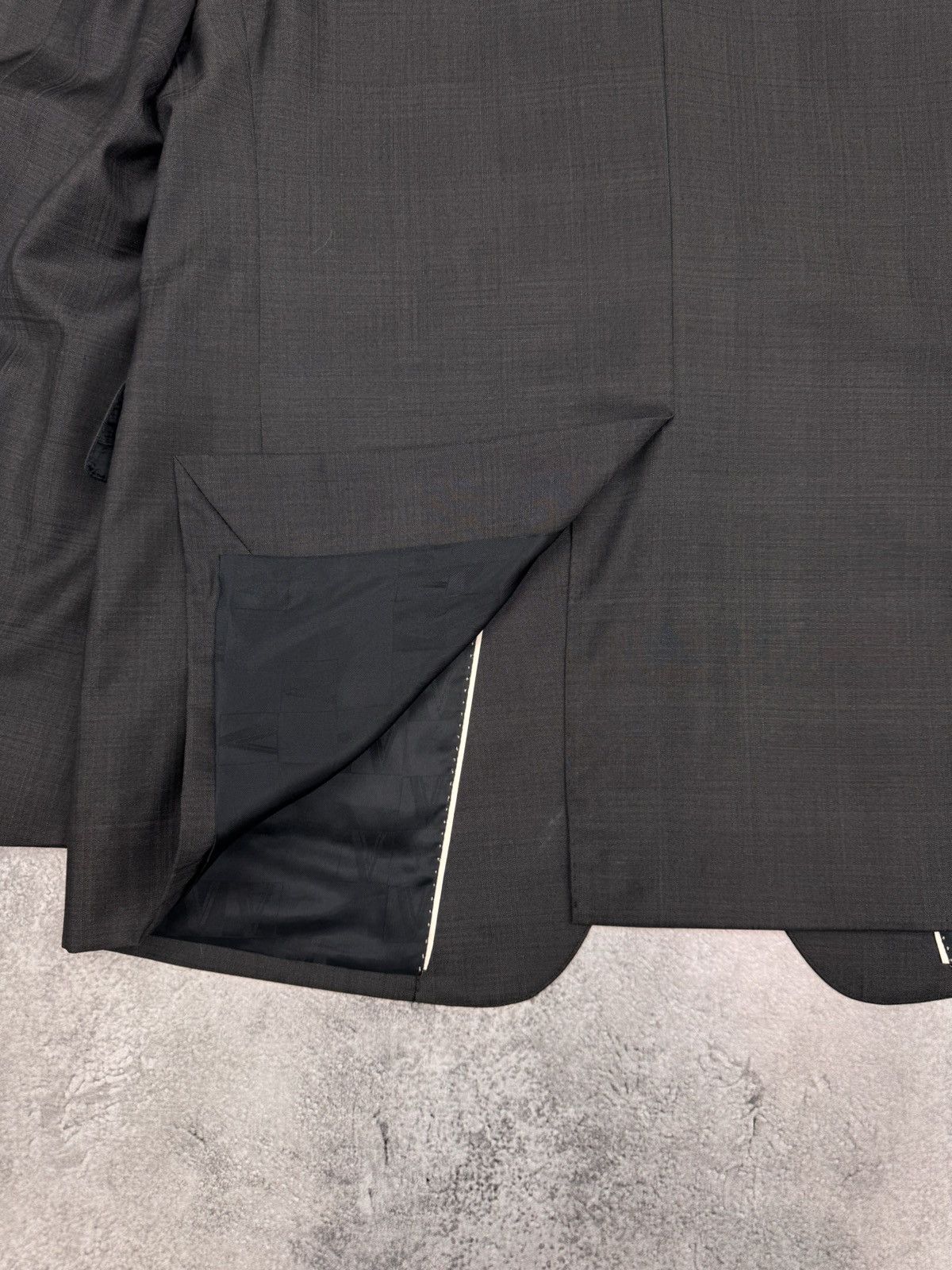 Versace Versace Men Check Suit Set Dark Grey Size M Size 50R - 9 Thumbnail