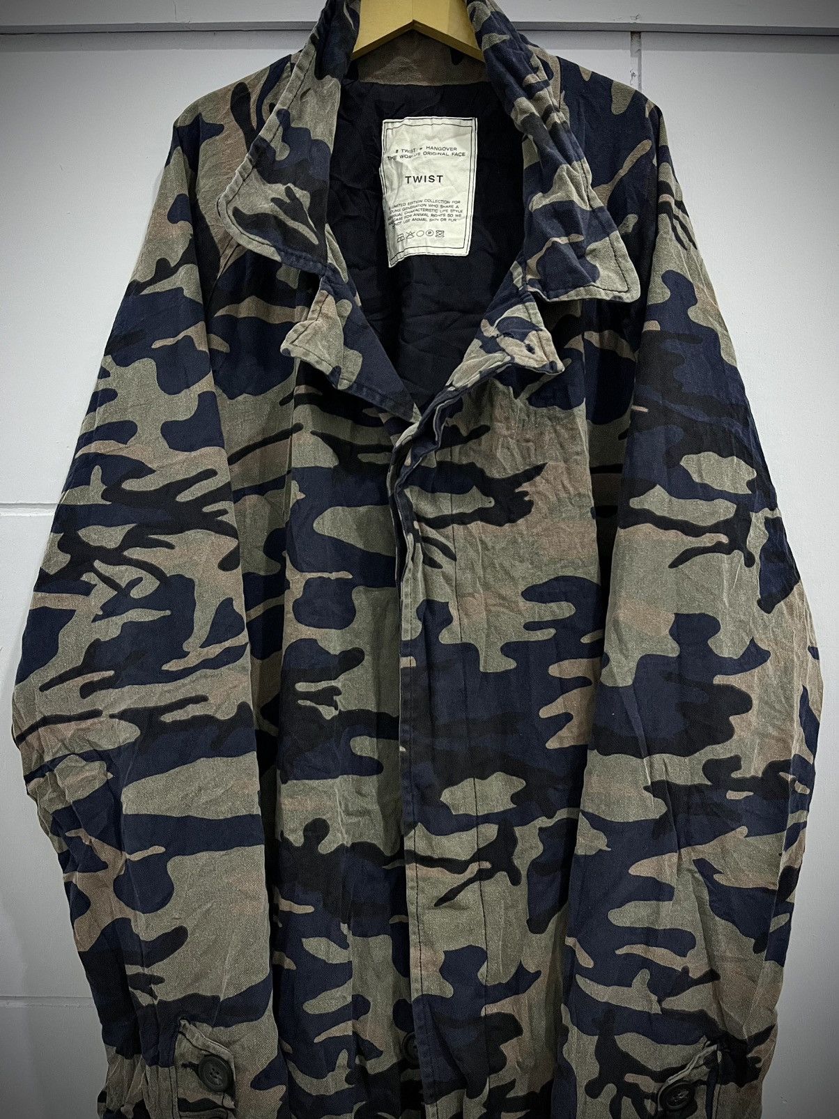 Vintage Vintage Twist Camo Parca Jacket Size US L / EU 52-54 / 3 - 2 Thumbnail