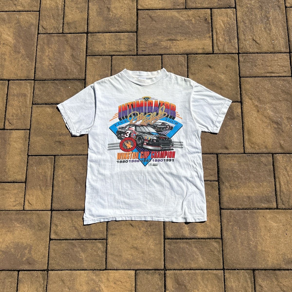 NASCAR NASCAR vintage Dale Earnhardt Sr 1992 tour t shirt Size US L / EU 52-54 / 3 - 1 Thumbnail