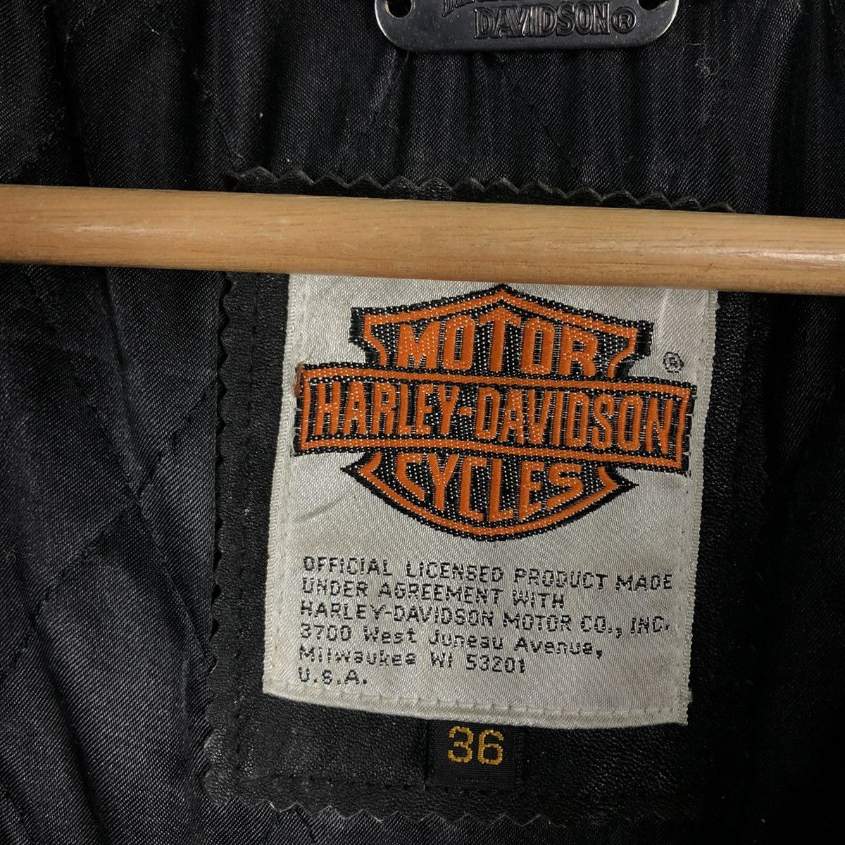 Harley Davidson 🔥VINTAGE LEATHER JACKET HARLEY DAVIDSON SCREAMING EAGLE USA Size US M / EU 48-50 / 2 - 14 Thumbnail