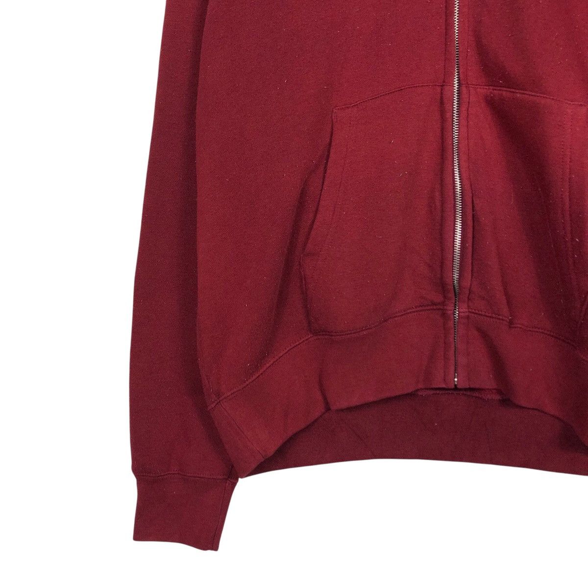 Japanese Brand Vintage Peace Skull Crown Hoodie Maroon Street Punk Graphic Size US L / EU 52-54 / 3 - 5 Thumbnail