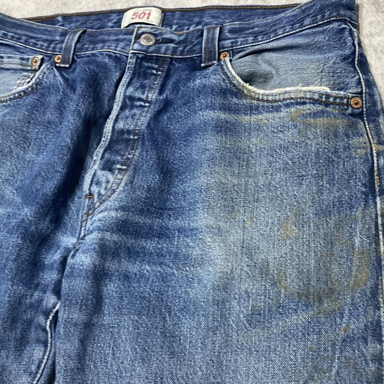 Levi's Levi's 501 distressed denim jeans #distresseddenim Size 36" / US 14 / IT 50 - 4 Thumbnail
