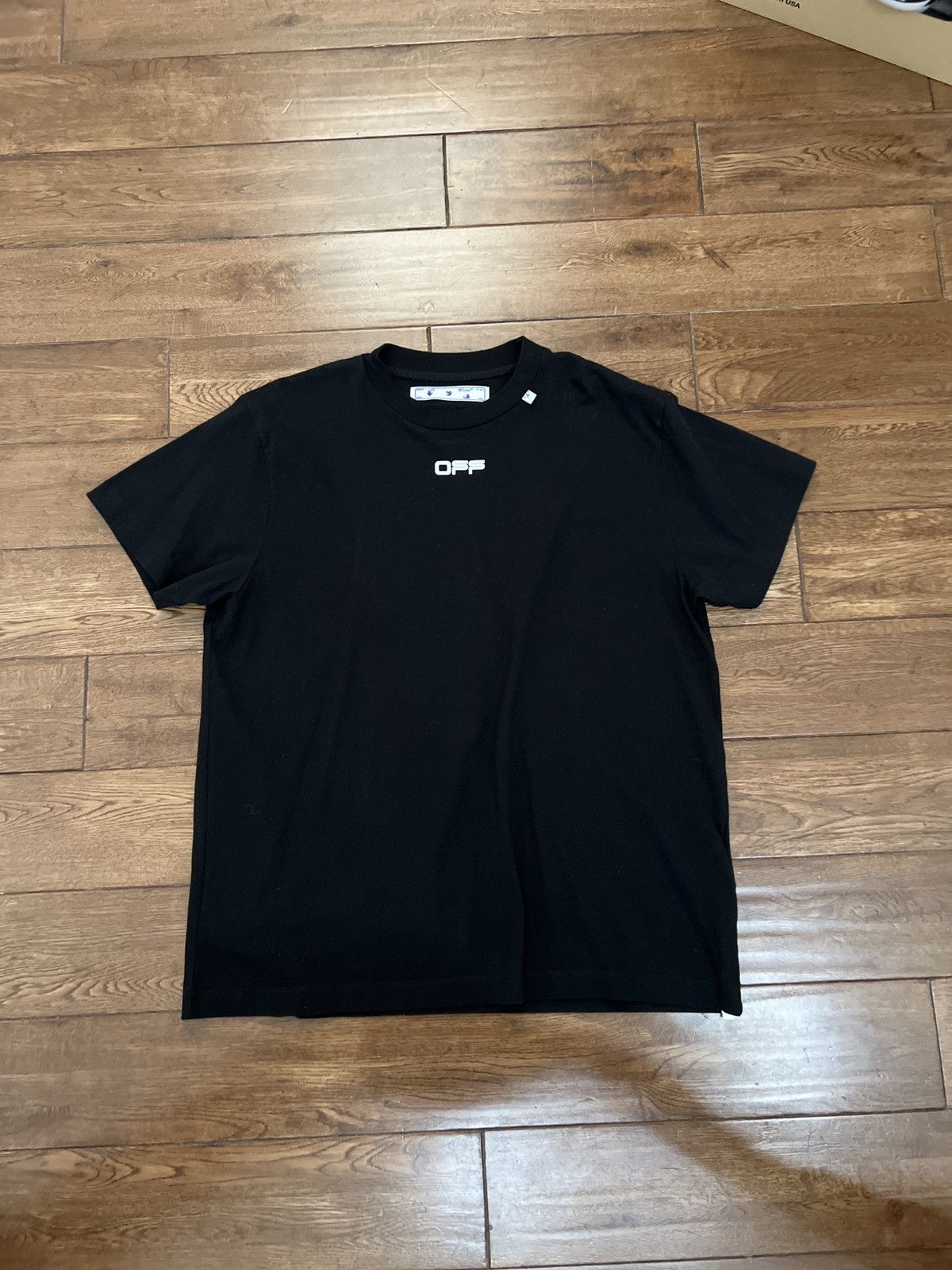 Off-White Off White Painting Arrow Printing Short Sleeve Black Size US XXS / EU 40 - 3 Thumbnail