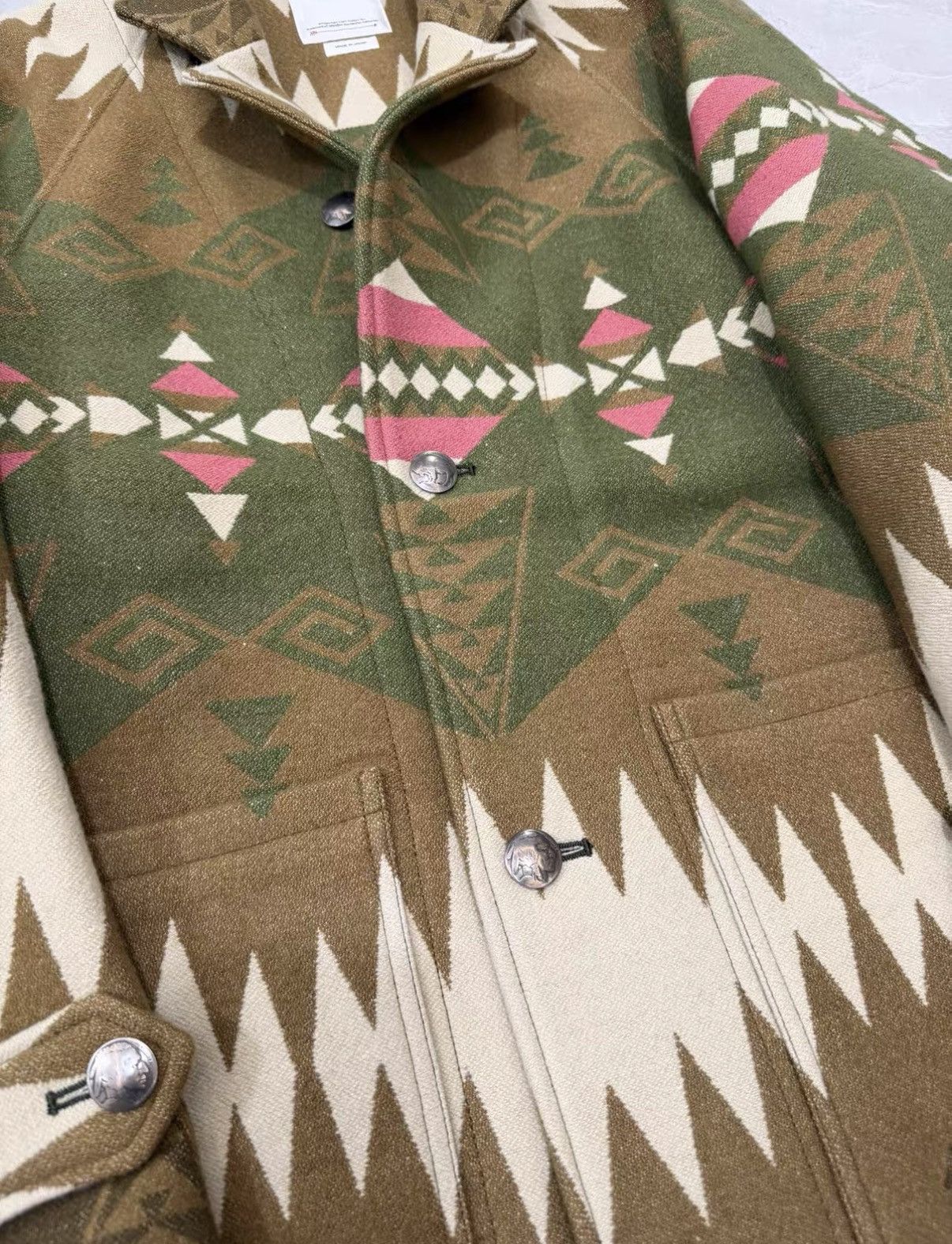 Visvim Visvim 23AW Hopiland Coat Native Blanket J34 Size US XS / EU 42 / 0 - 4 Thumbnail