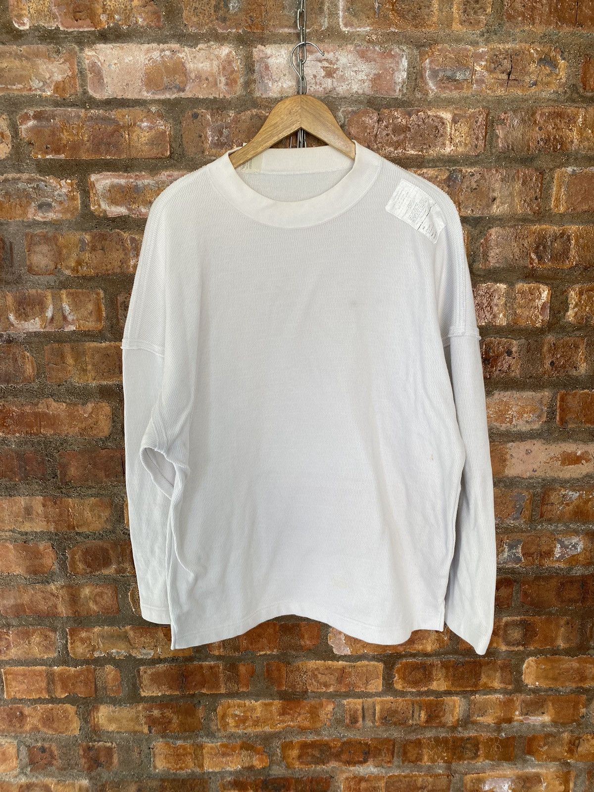 AW2021 Biohazard thermal oversize sweatshirt - Main Image