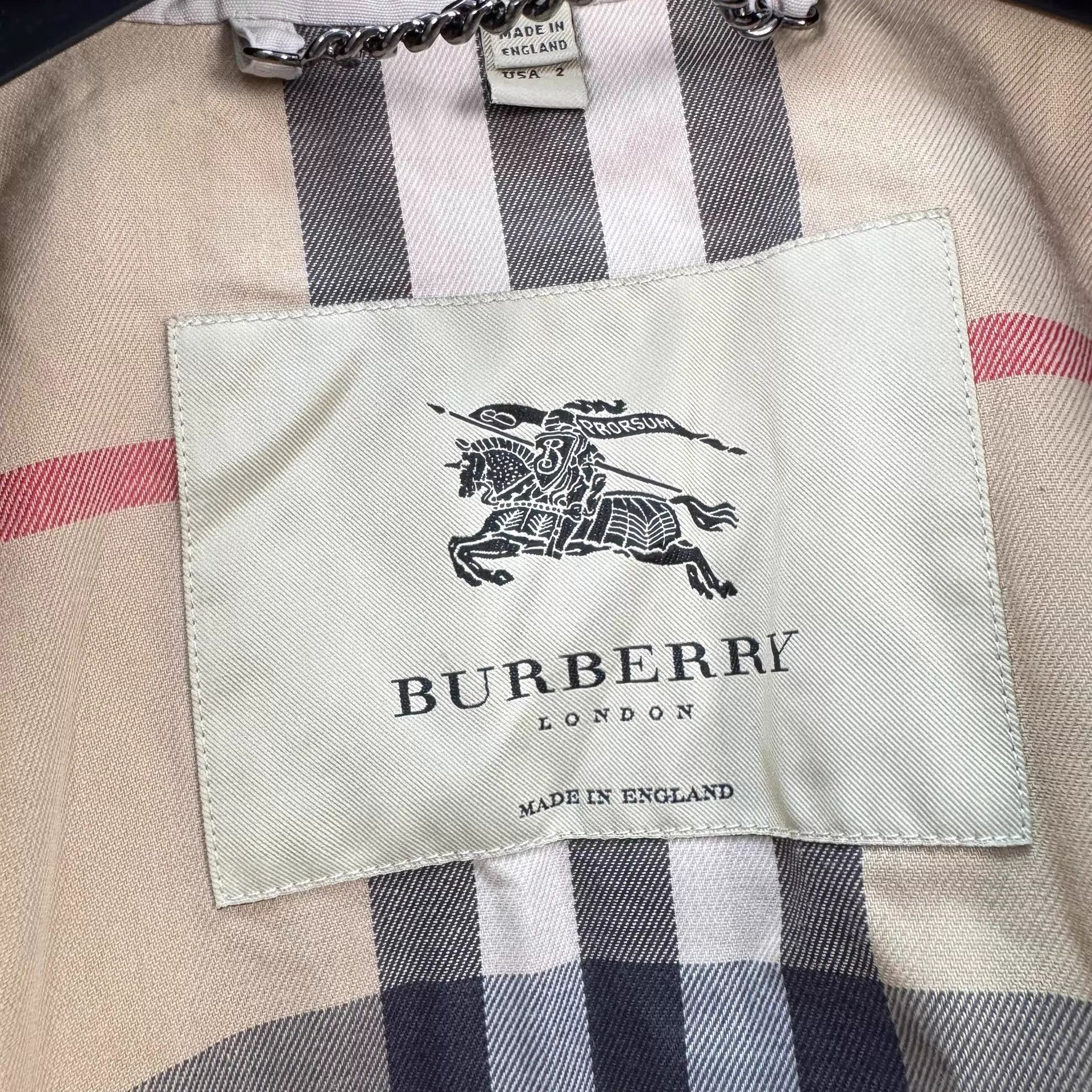Burberry Burberry DB Check Lining Overcoat UK4 98 New Belt Missing Size XS / US 0-2 / IT 36-38 - 7 Thumbnail