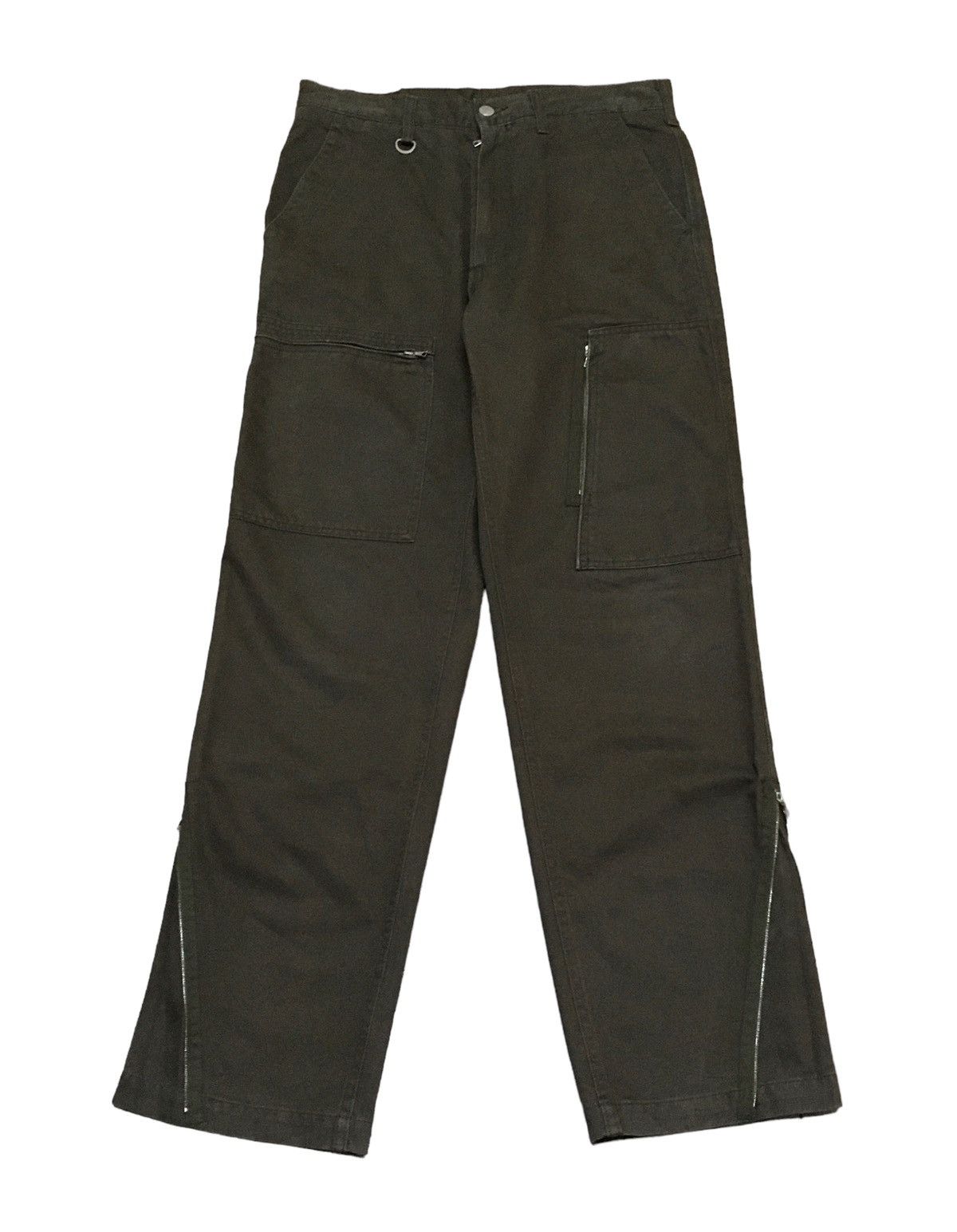 image of Avant Garde x Issey Miyake Design Vintage Sophnet Bondage Tactical Pants 2000S in Army Green (Size 