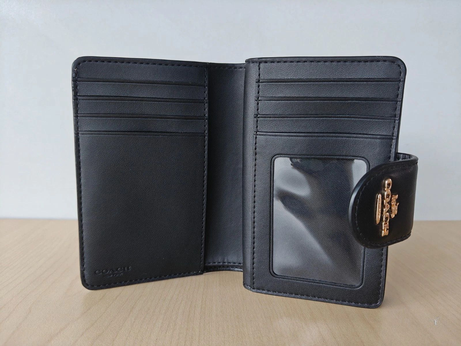 Coach Coach Medium Corner Zip Wallet In Signature T/1008 Size ONE SIZE - 8 Thumbnail