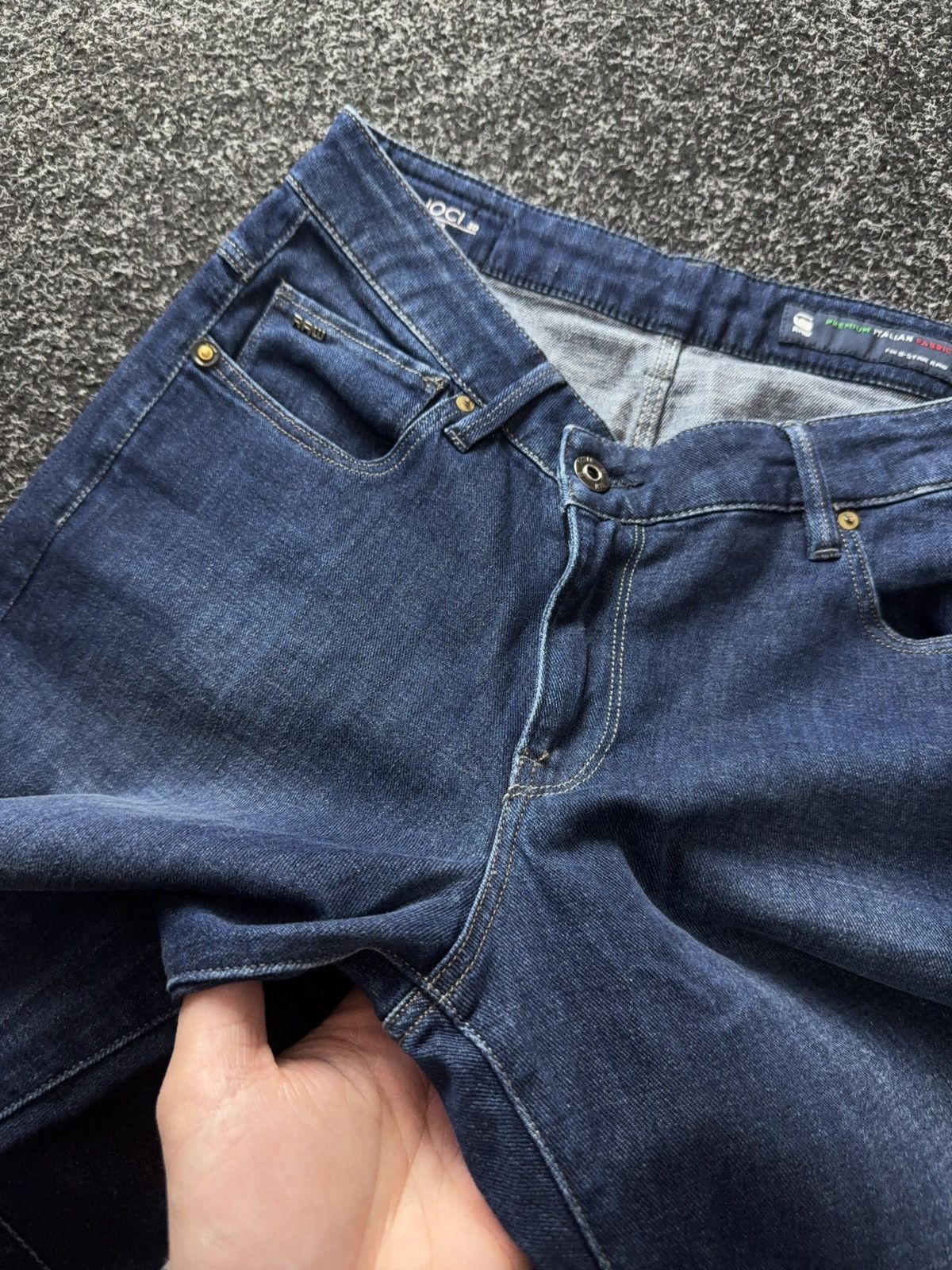 G-Star 00s Y2K G Star Japanese RAW Joci 3D Slim Jeans Dark Wash Size 30" / US 8 / IT 44 - 6 Thumbnail