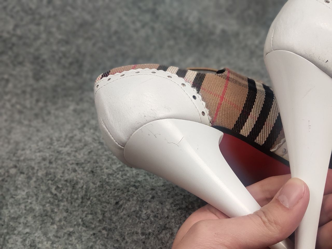 Burberry Vintage Burberry London Nova Check Leather Heels Shoes Y2K Size US 7 / IT 37 - 16 Thumbnail