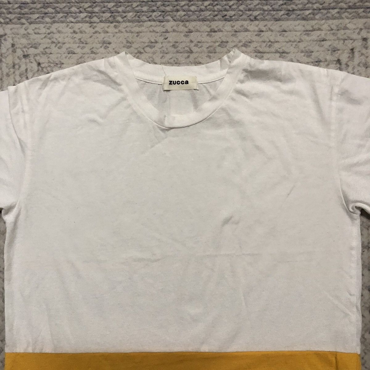 CABANE de ZUCCa Rare Vintage Zucca Colourblock Oversize Crop Tees Size US XS / EU 42 / 0 - 4 Thumbnail