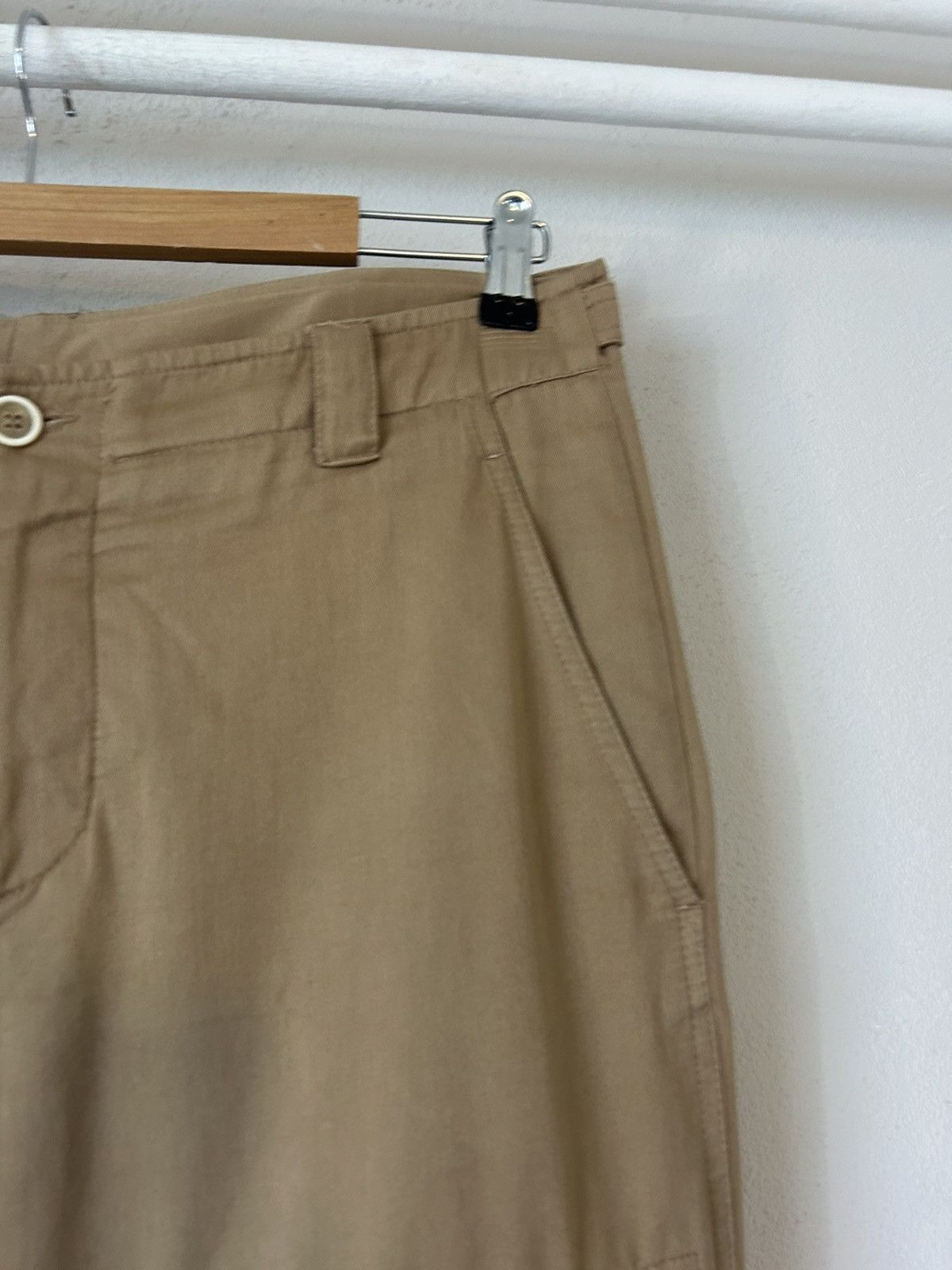 Brunello Cucinelli Brunello Cucinelli Tan Cotton Cargo Pants Size US 34 / EU 50 - 5 Thumbnail