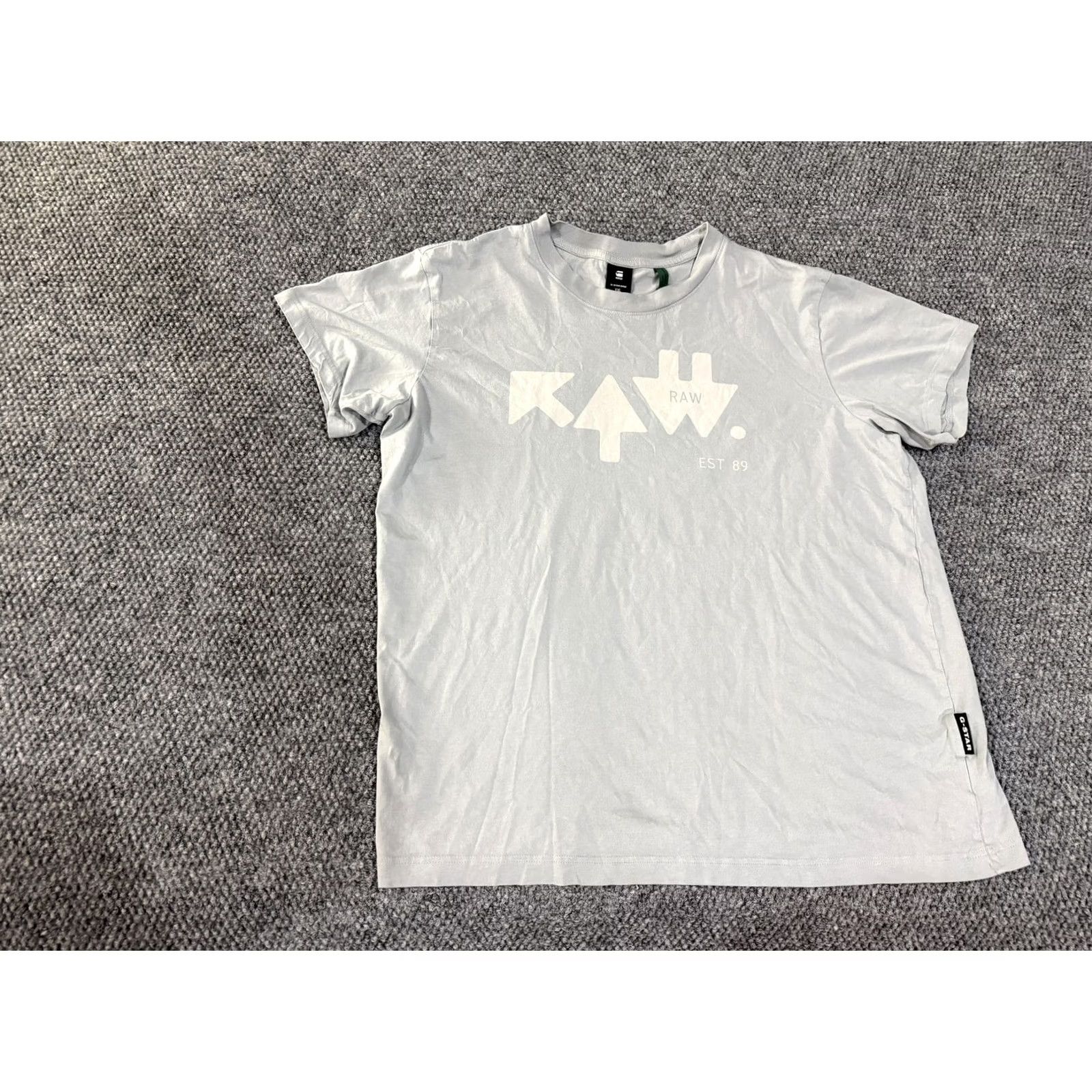 Vintage G-Star RAW Shirt Mens 2XL Gray RAW Logo Graphic Tee T-Shirt Cotton Crewneck Size US XXL / EU 58 / 5 - 2 Thumbnail
