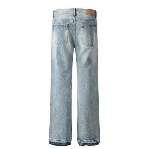 VIBE Street washed distressed graffiti letter print jeans Size US 34 / EU 50 - 4 Thumbnail