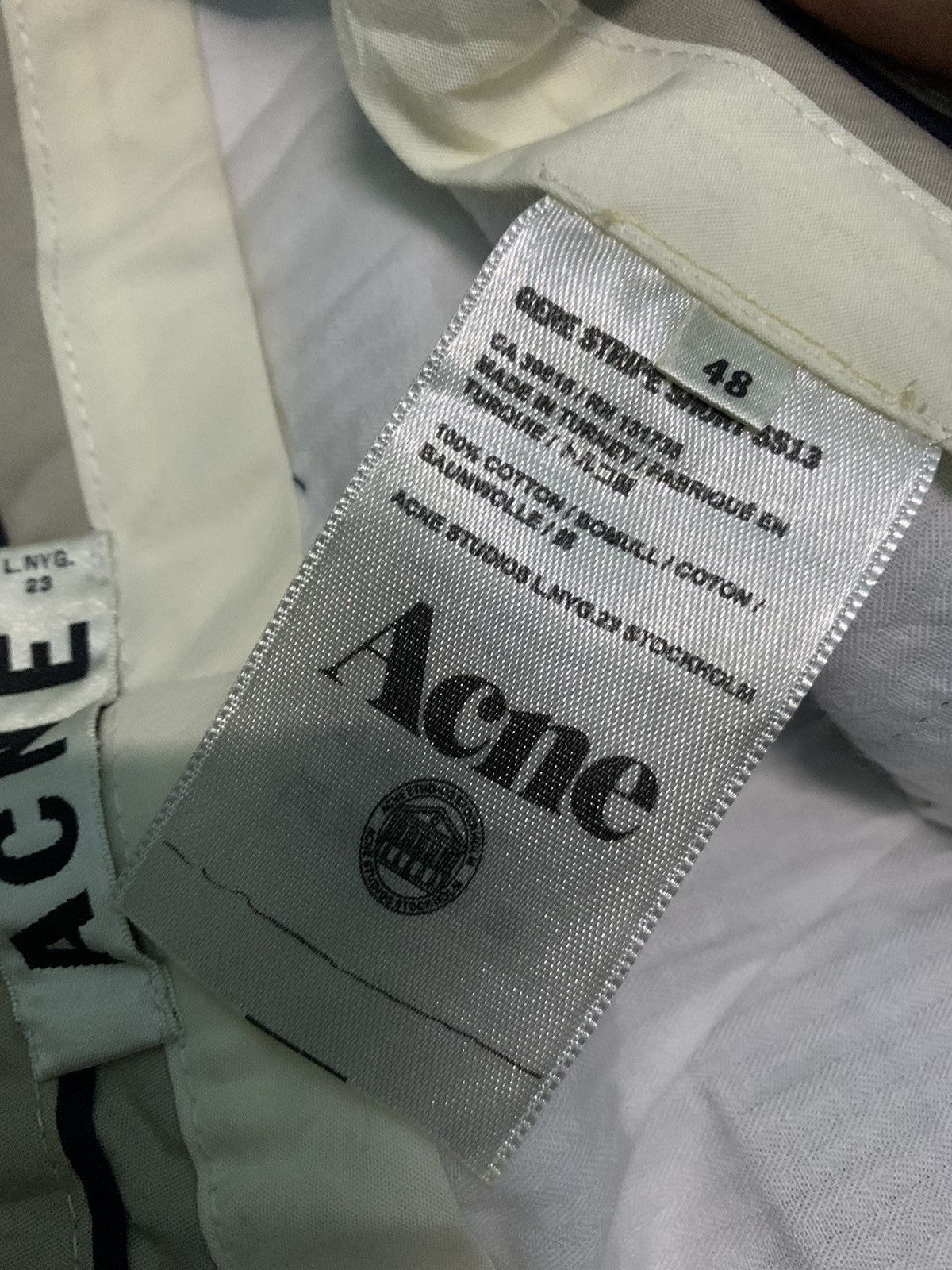 Acne Studios 💥Acne Studios Stripe Short Pant Size US 32 / EU 48 - 5 Thumbnail