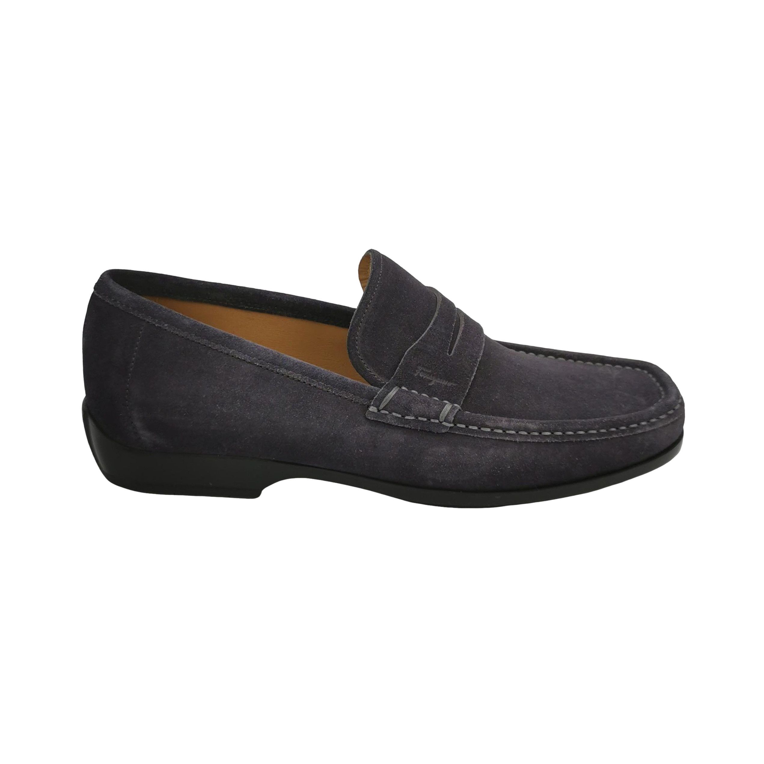 Salvatore Ferragamo Salvatore Ferragamo Suede Penny Loafers US 7.5 Size US 7 / EU 40 - 1 Thumbnail