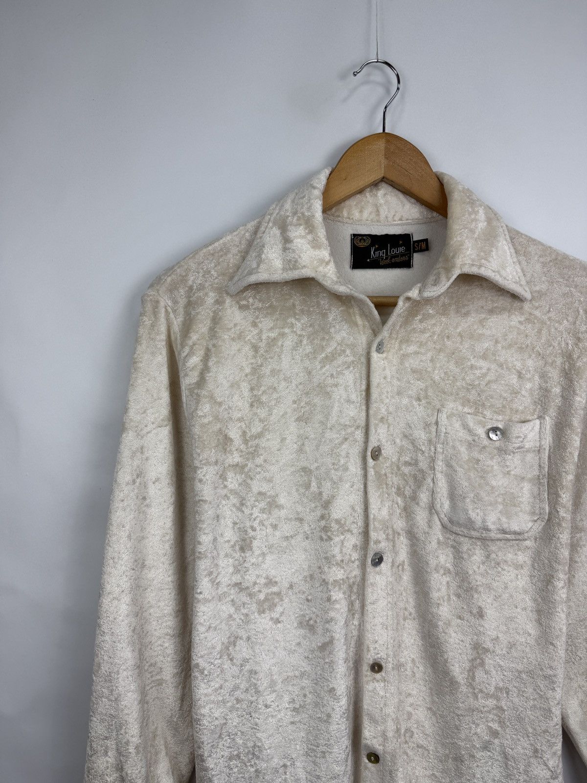 Sports Specialties 🇺🇸 Vintage 70s King Louie Velour Week-Ender Bowling Shirt Y2K Size US S / EU 44-46 / 1 - 2 Thumbnail