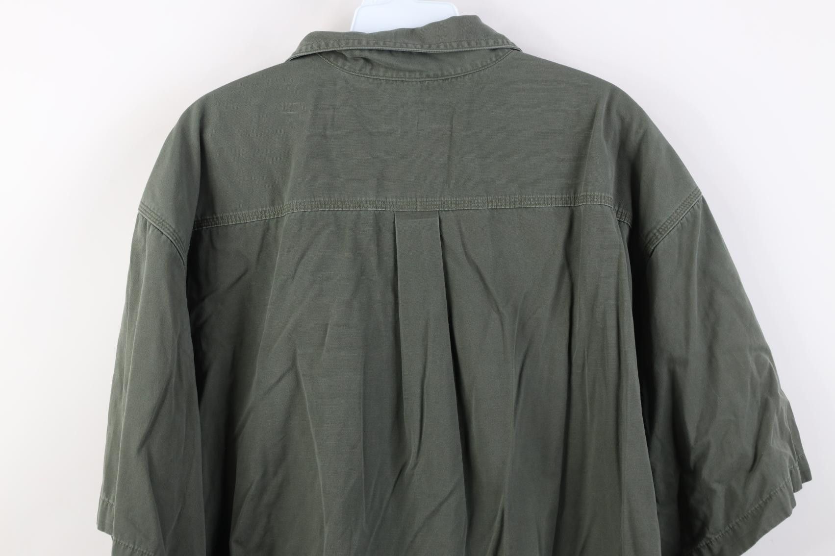 Carhartt Vintage Y2K Carhartt Short Sleeve Collared Button Shirt Size US XL / EU 56 / 4 - 13 Thumbnail