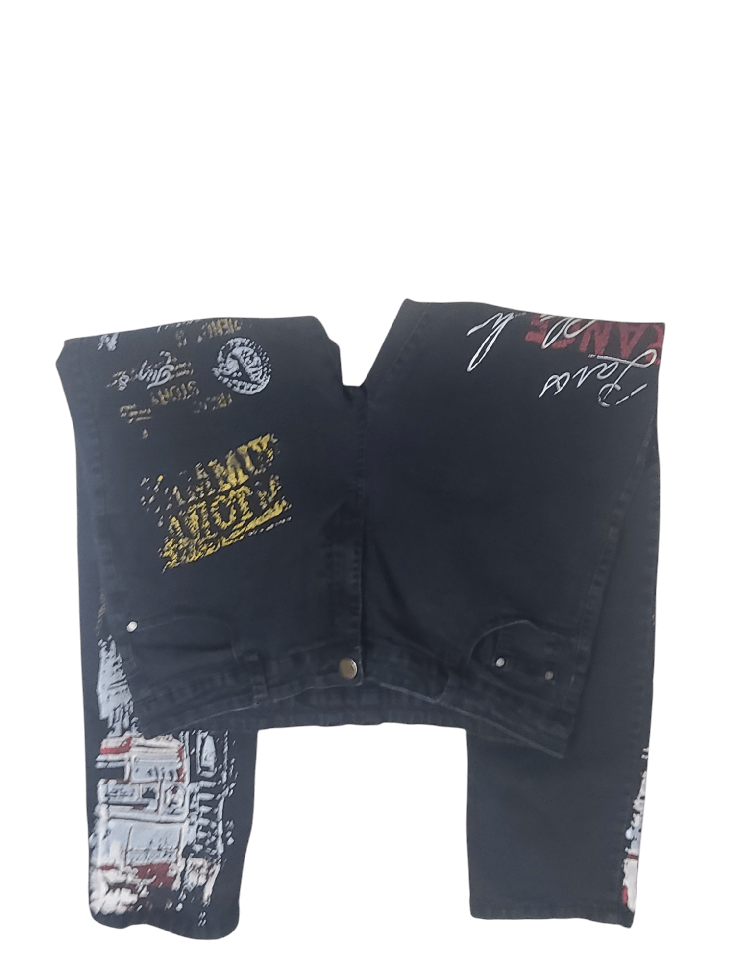 Other Grafitti Mens Sz 40 Black Jeans Skinny Pants Streetwear Size US 40 / EU 56 - 7 Thumbnail