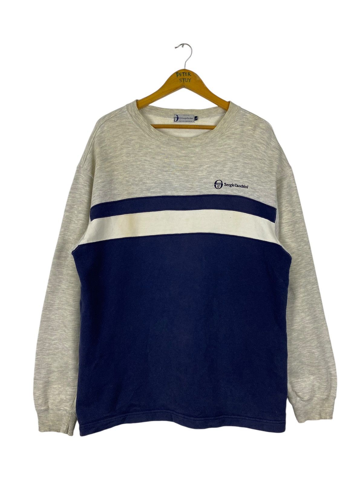 Sergio Tacchini × Vintage Vintage Sergio Tacchini sweatshirt Size US L / EU 52-54 / 3 - 1 Thumbnail