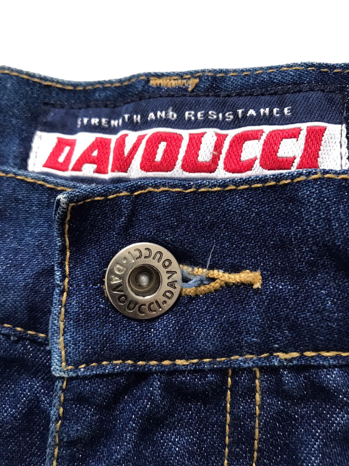 JNCO Davoucci Hiphop Baggy Relaxed Loose Blue Shine Denim Jeans Size US 32 / EU 48 - 8 Thumbnail